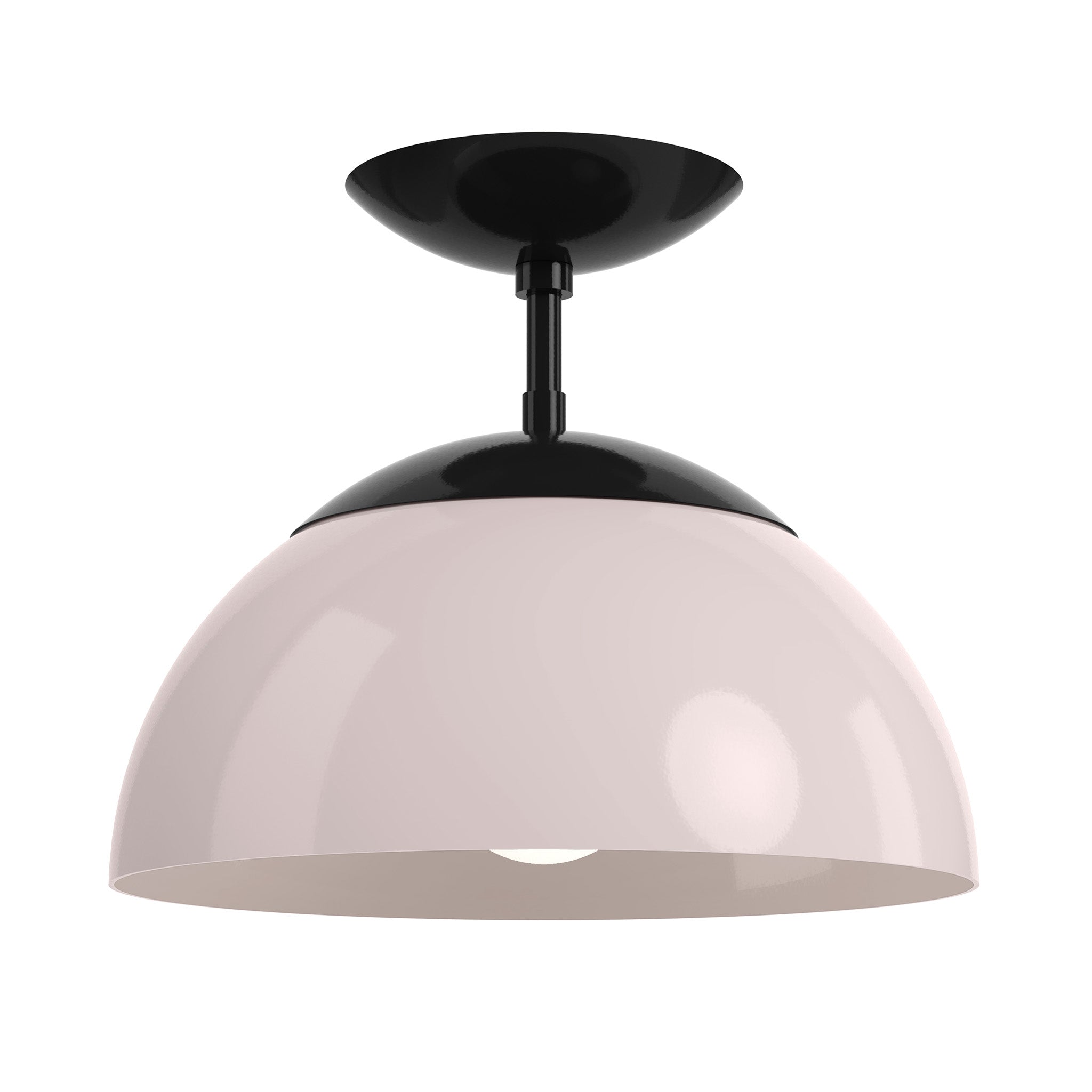 black barely color cadbury flush mount 12" dutton brown lighting