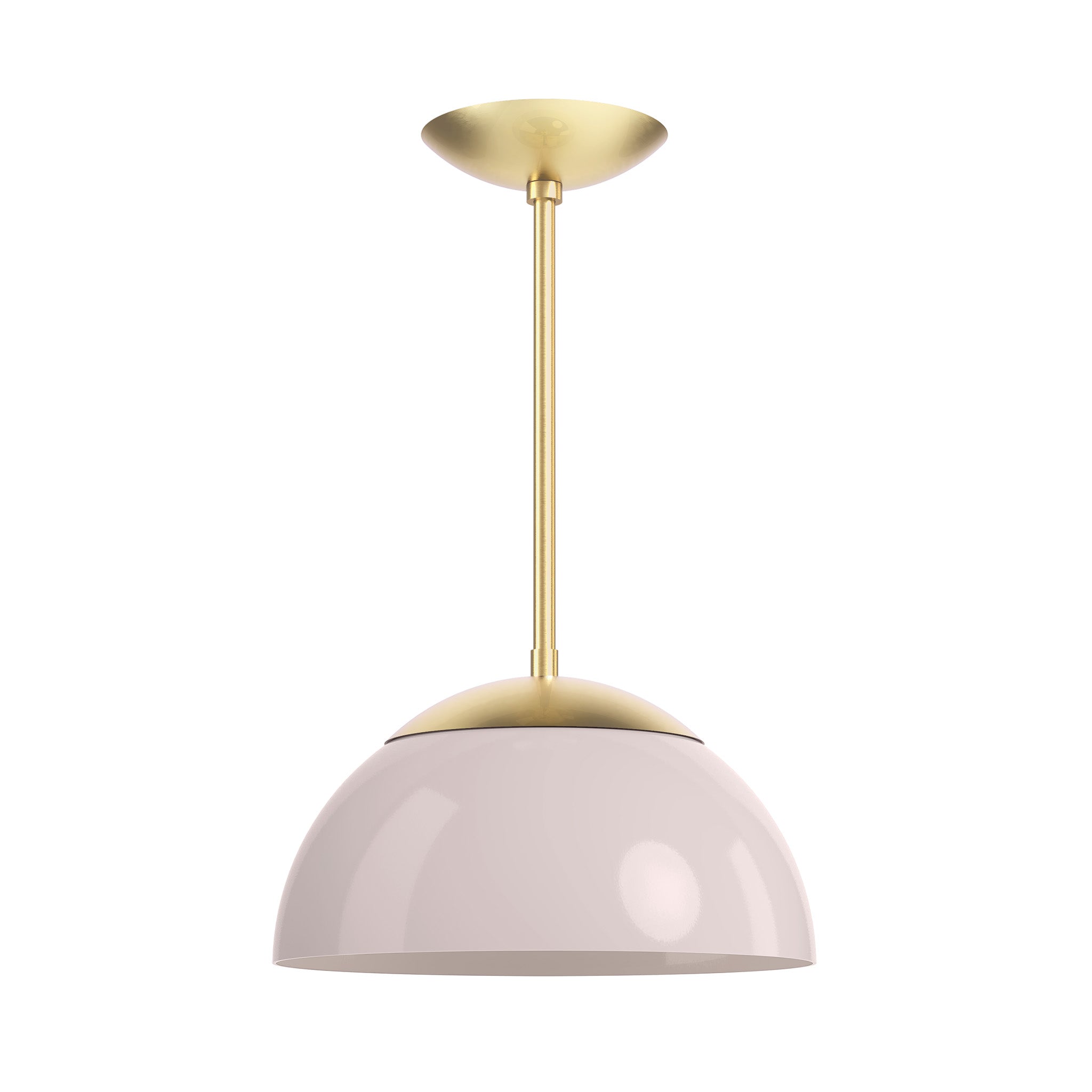 brass barely color cadbury pendant 12" dutton brown lighting