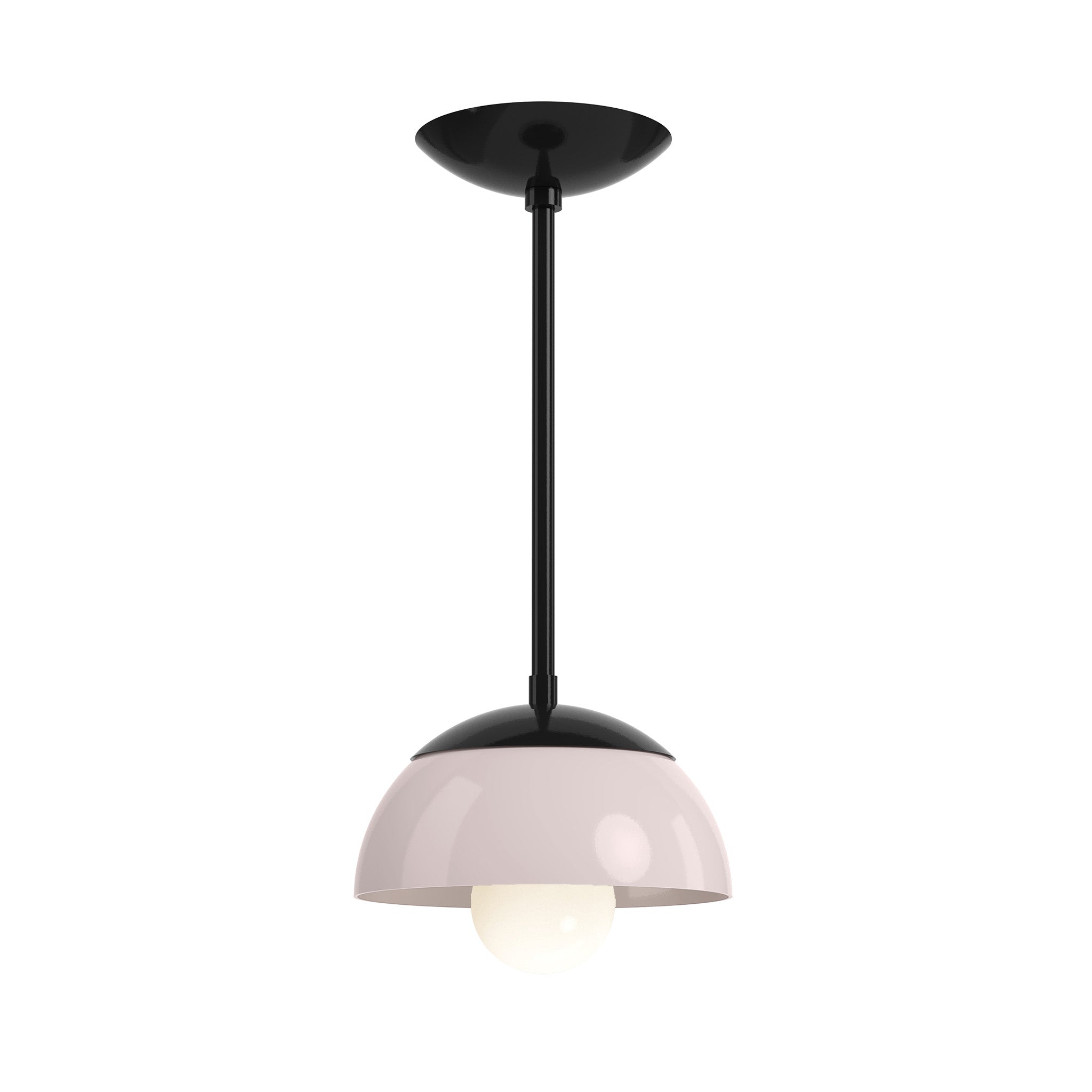 black barely color cadbury pendant 8" dutton brown lighting