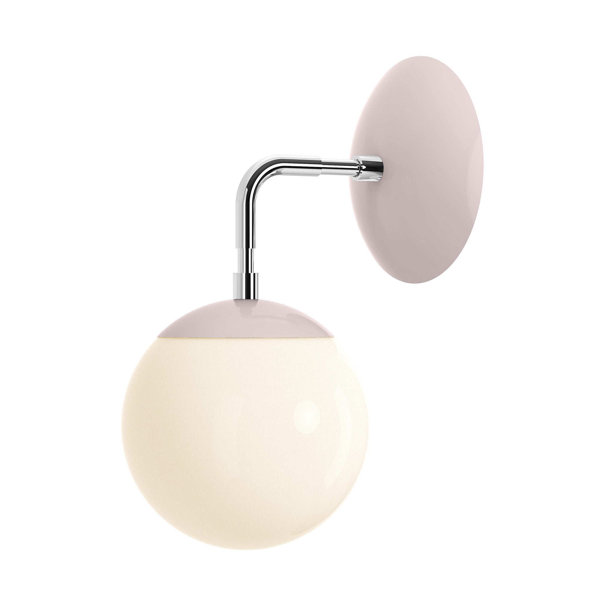 nickel and barely color Cap sconce 6" Dutton Brown lighting