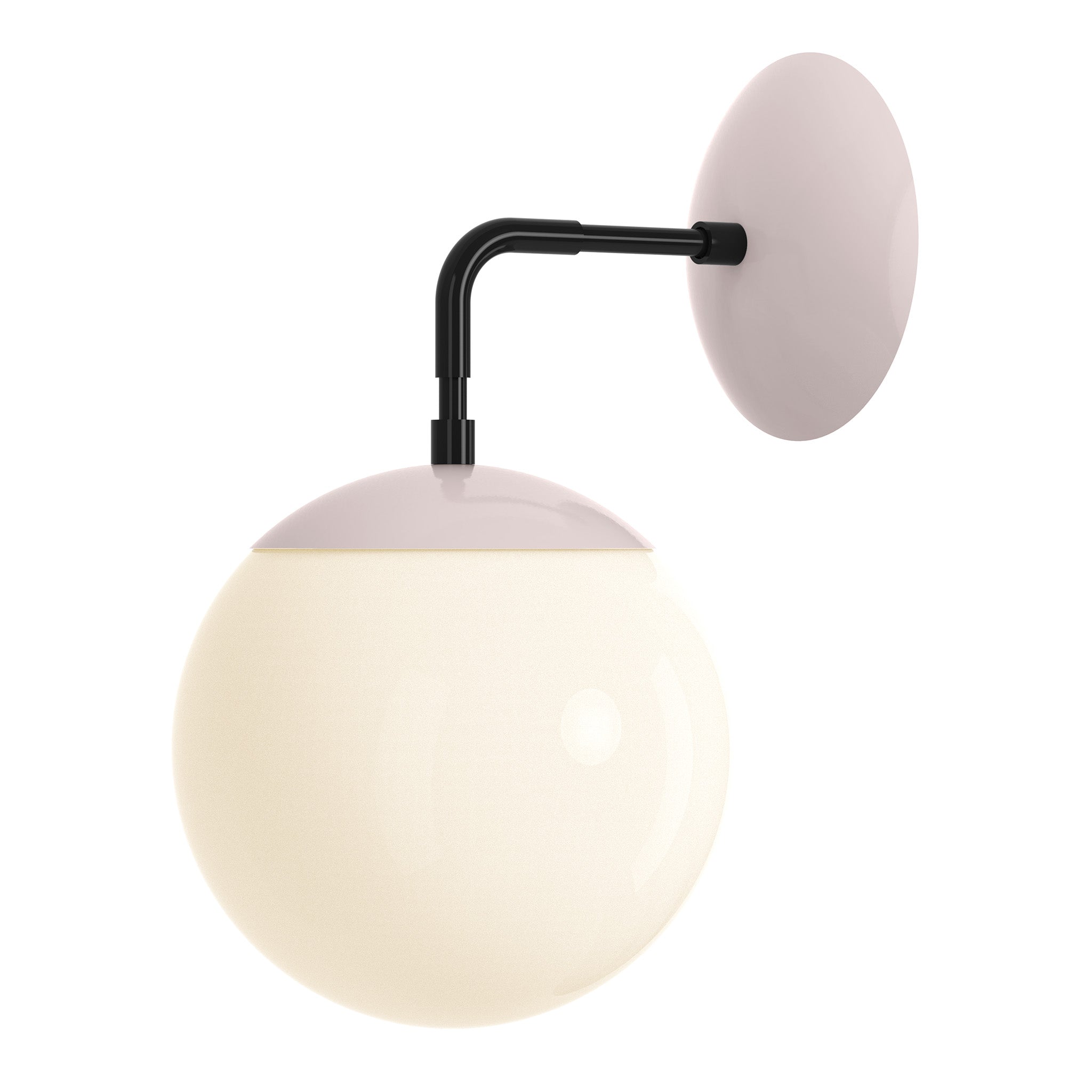 black barely color cap sconce 8" dutton brown lighting
