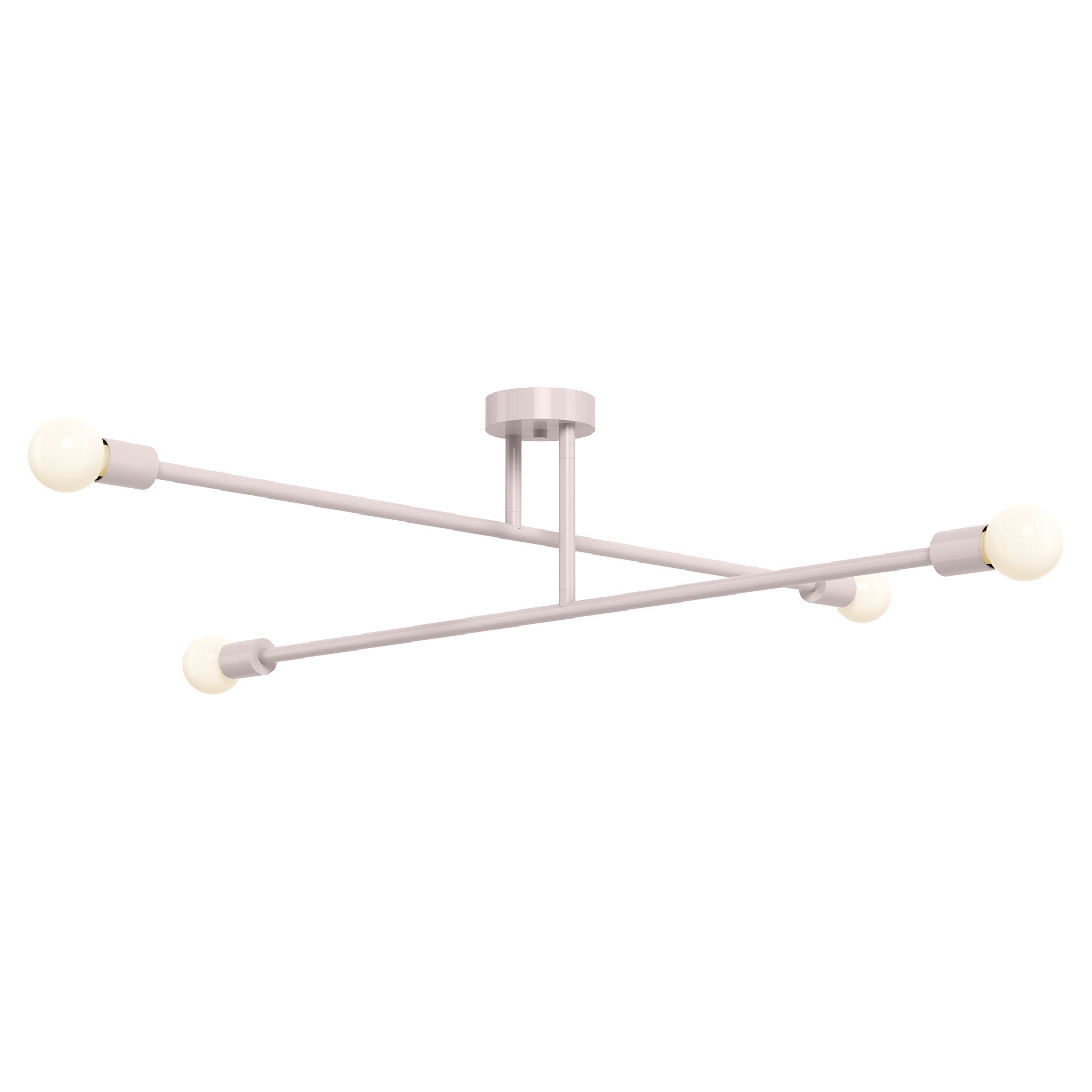 barely color captain flush mount 47" dutton brown lighting