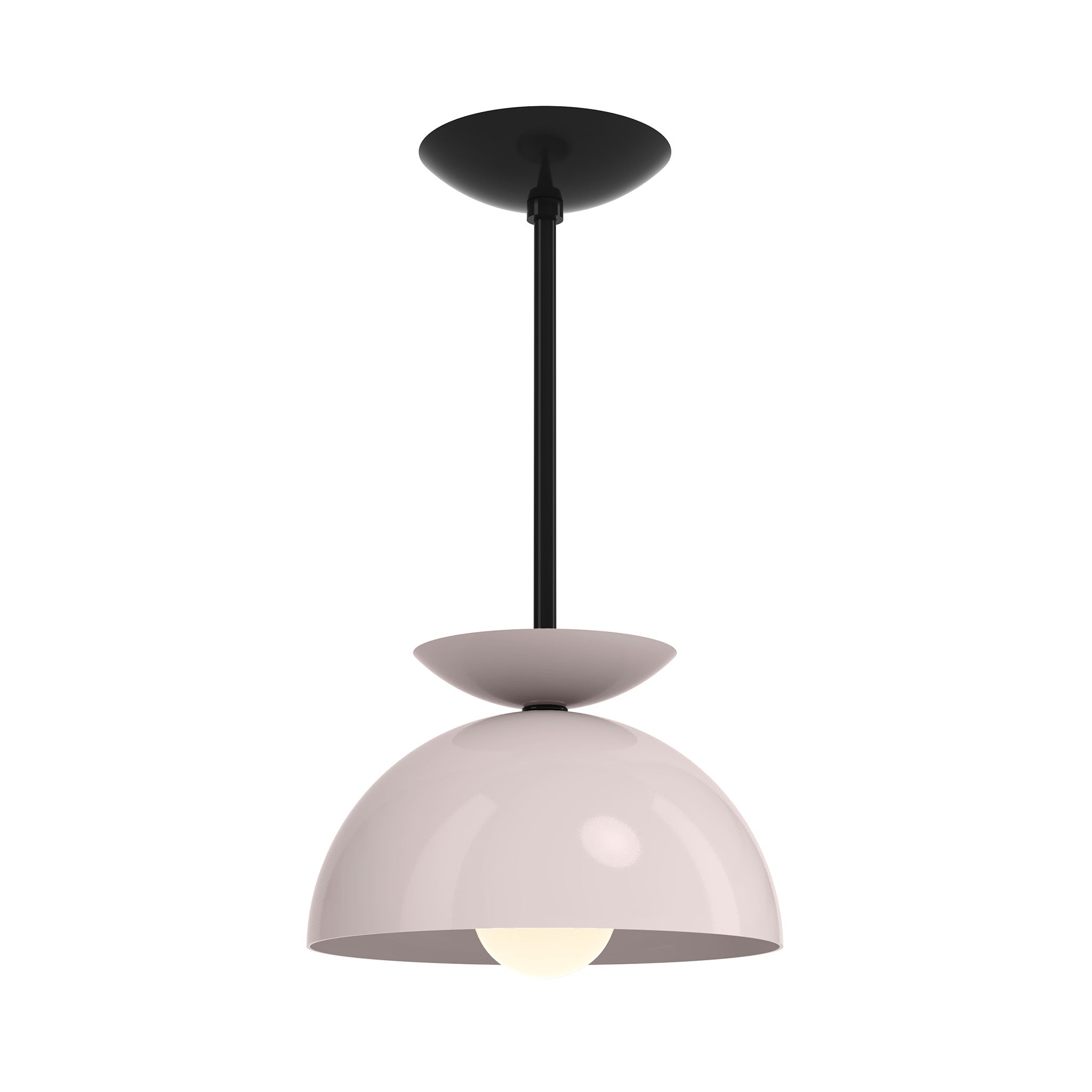 black barely color echo pendant 10" dutton brown lighting