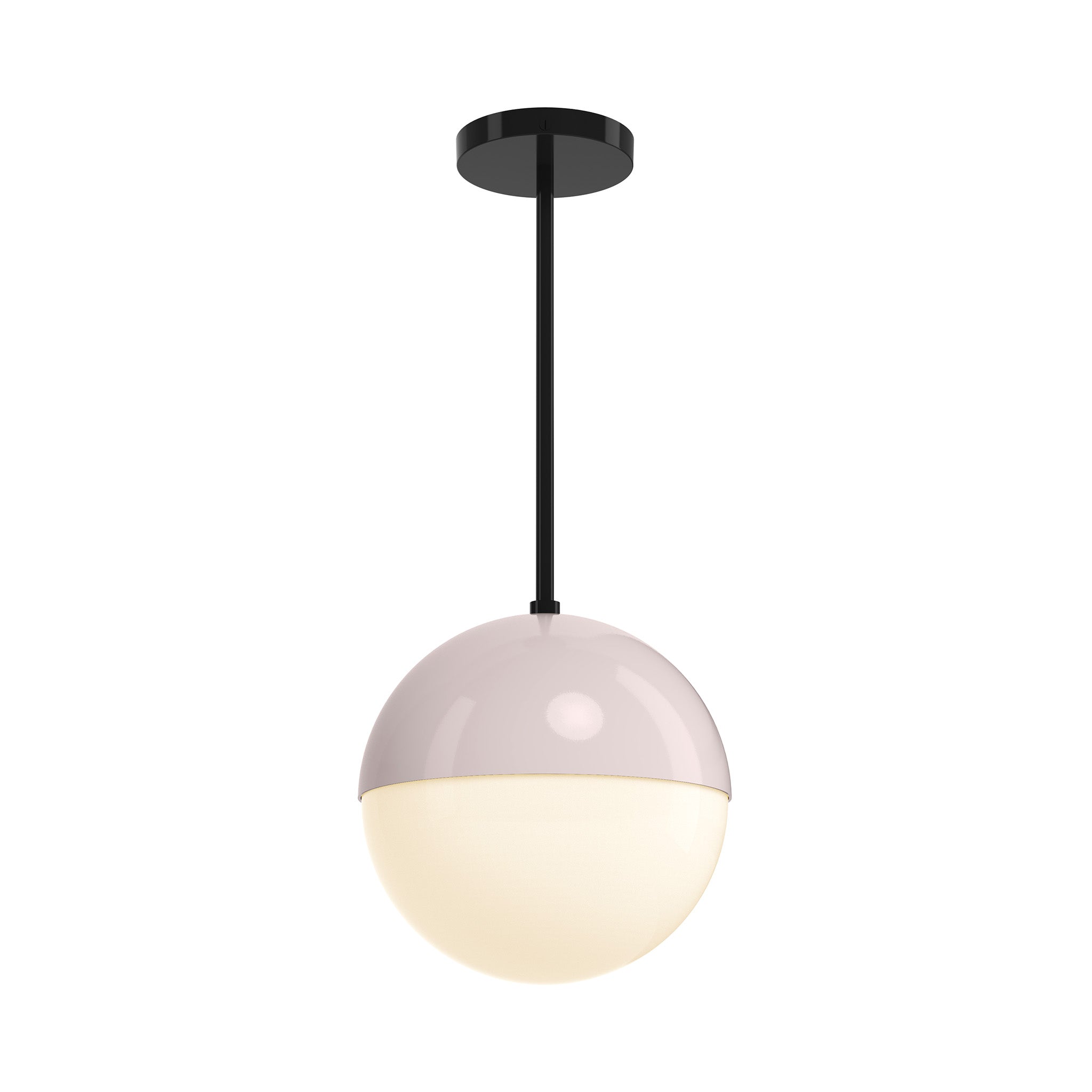 black and barely lure globe pendant 10 inch dutton brown lighting