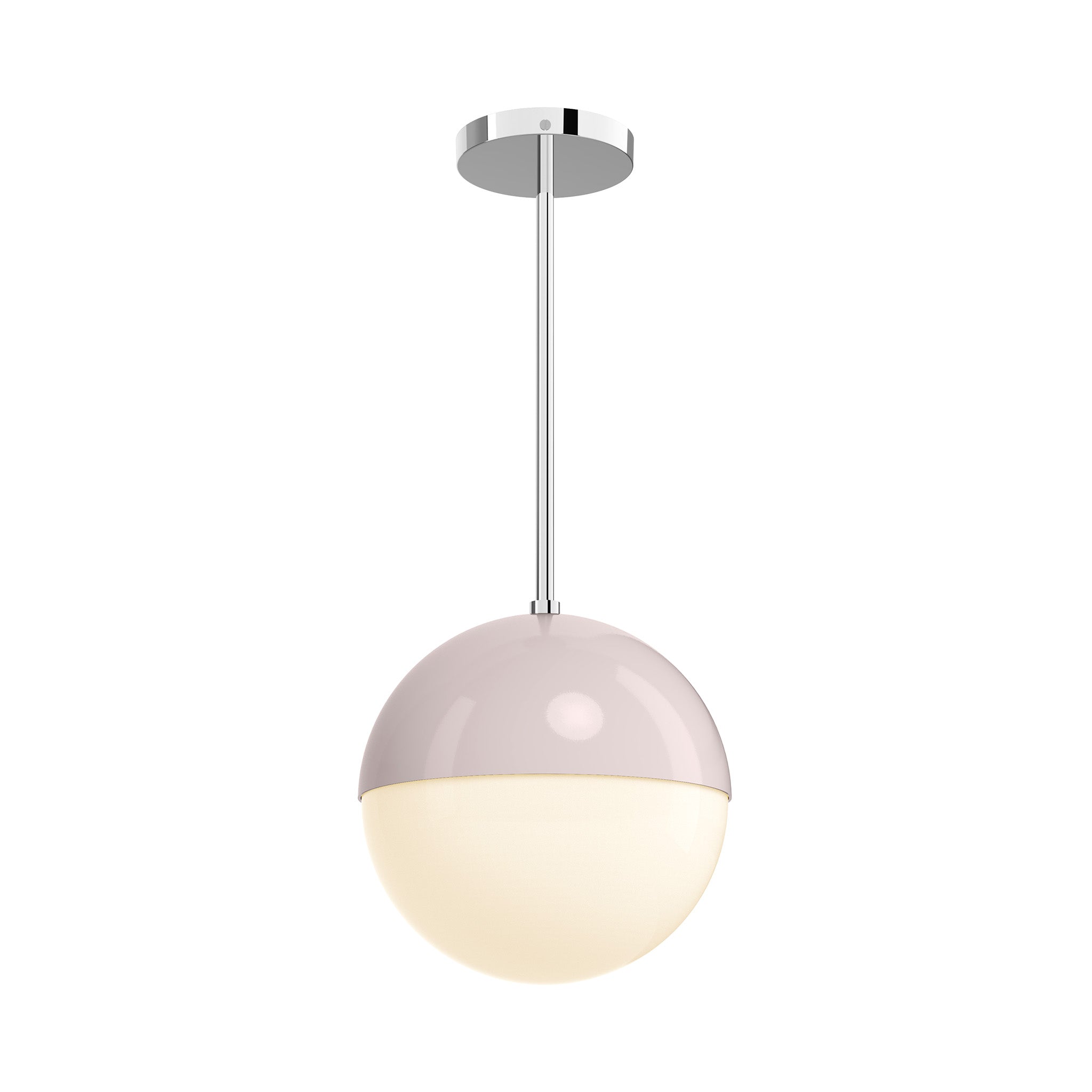 nickel and barely lure globe pendant 10 inch dutton brown lighting