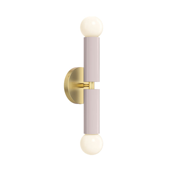 brass barely color monarch sconce dutton brown lighting