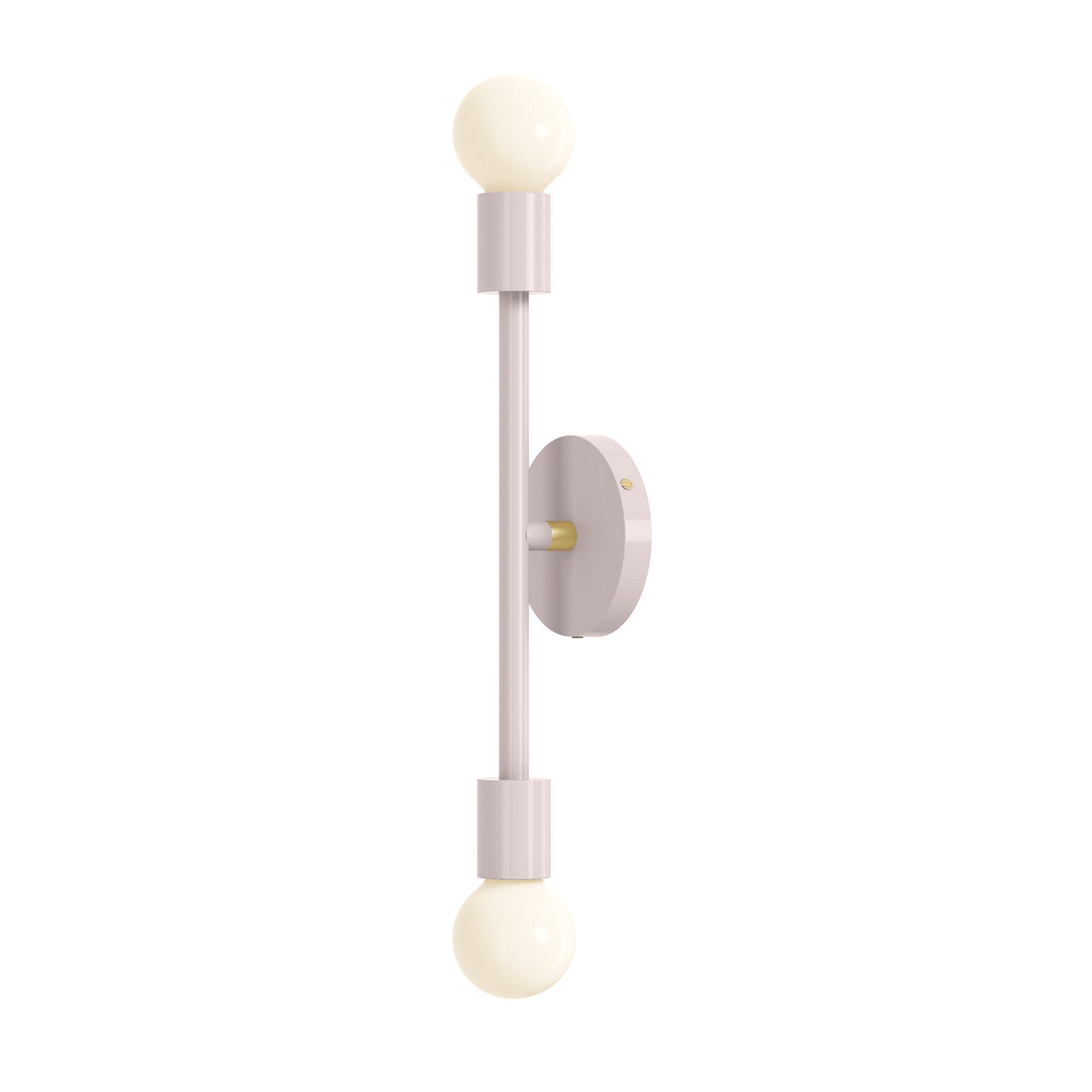 Brass and barely pilot wall sconce 17" dutton brown lighting
