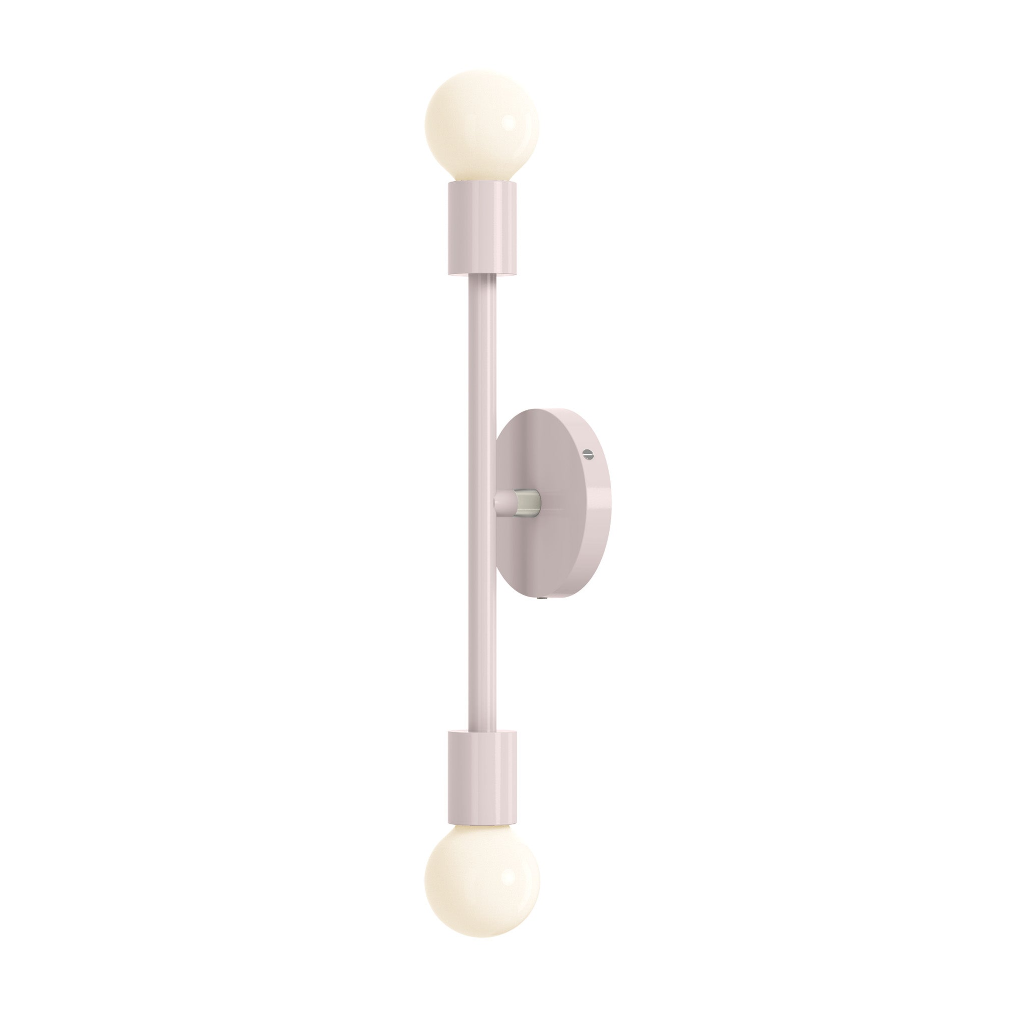 Nickel and barely pilot wall sconce 17" dutton brown lighting