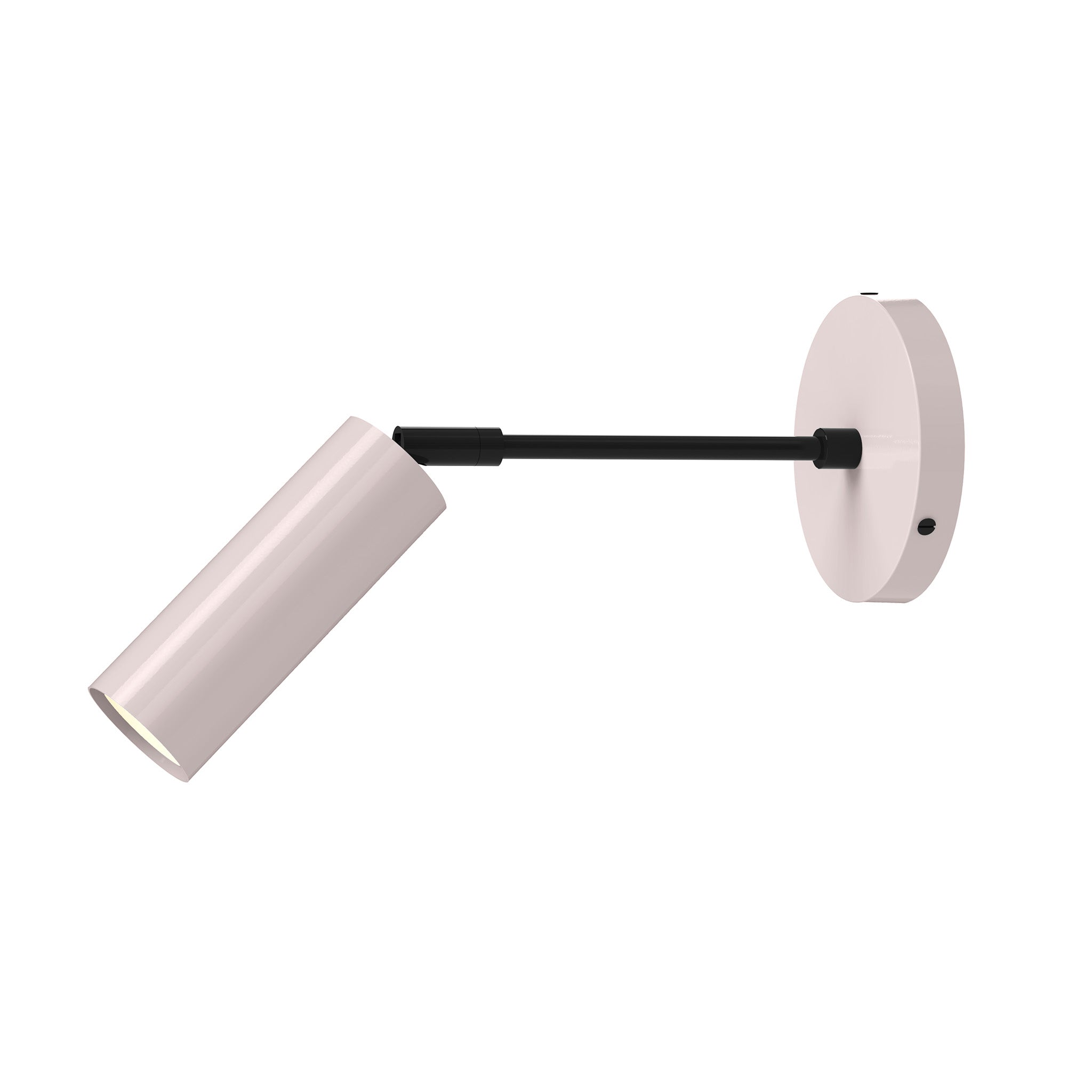 black barely color reader sconce - 6" arm dutton brown lighting