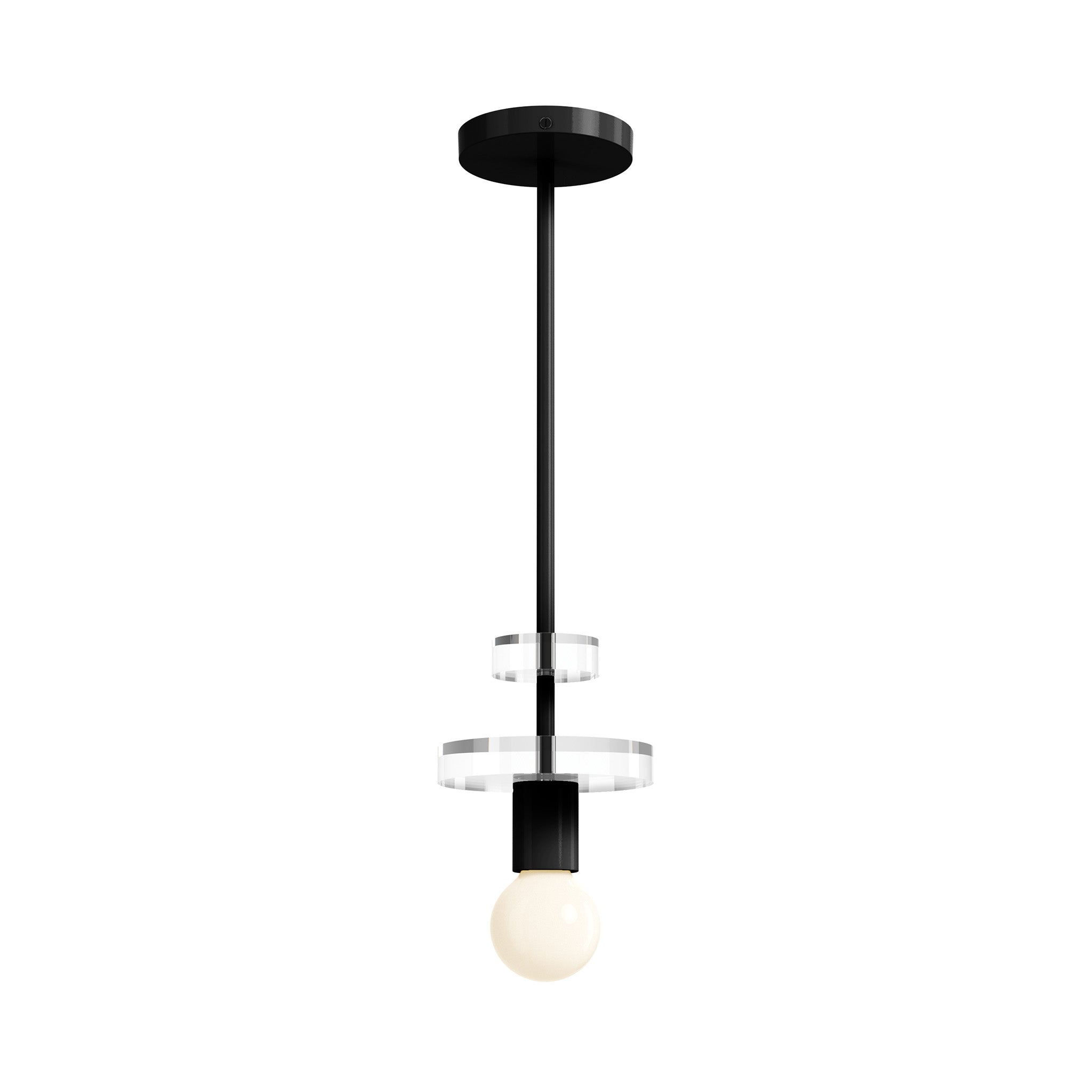 black bling pendant dutton brown lighting