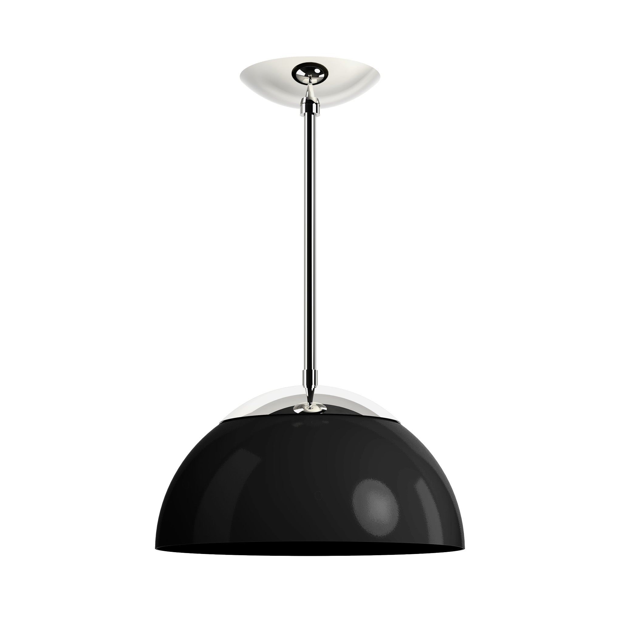 nickel black color cadbury pendant 12" dutton brown lighting