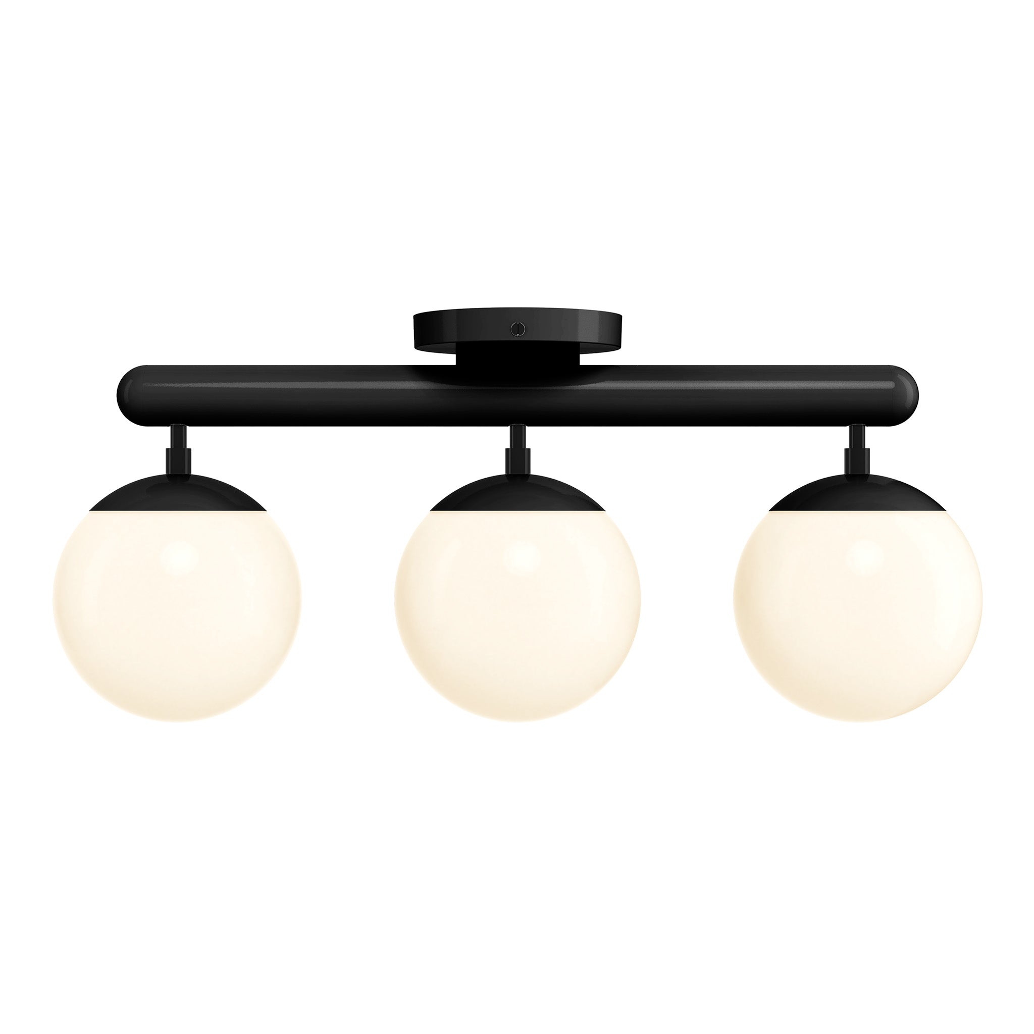 black black color icon 3 flush mount dutton brown lighting