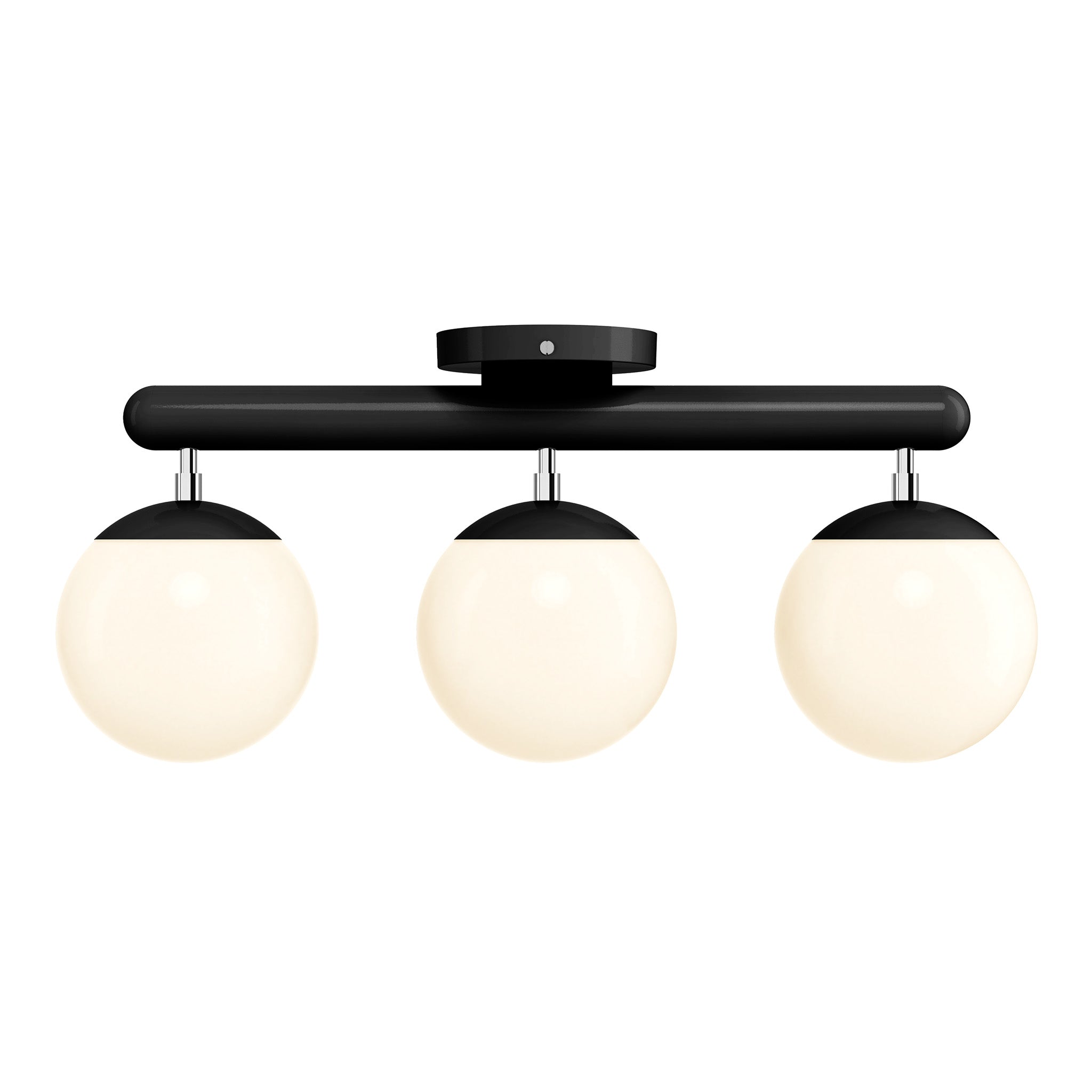 nickel black color icon 3 flush mount dutton brown lighting