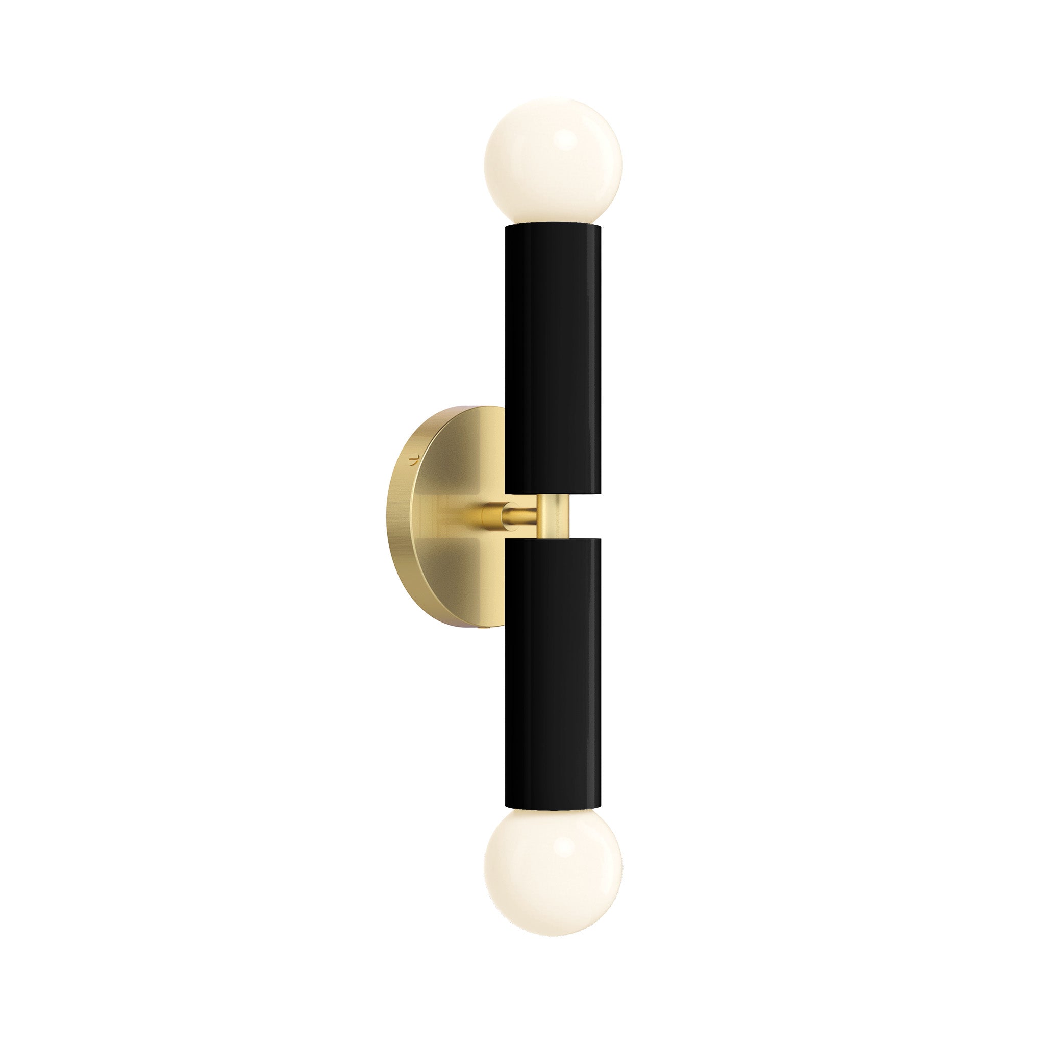 brass black color monarch sconce dutton brown lighting
