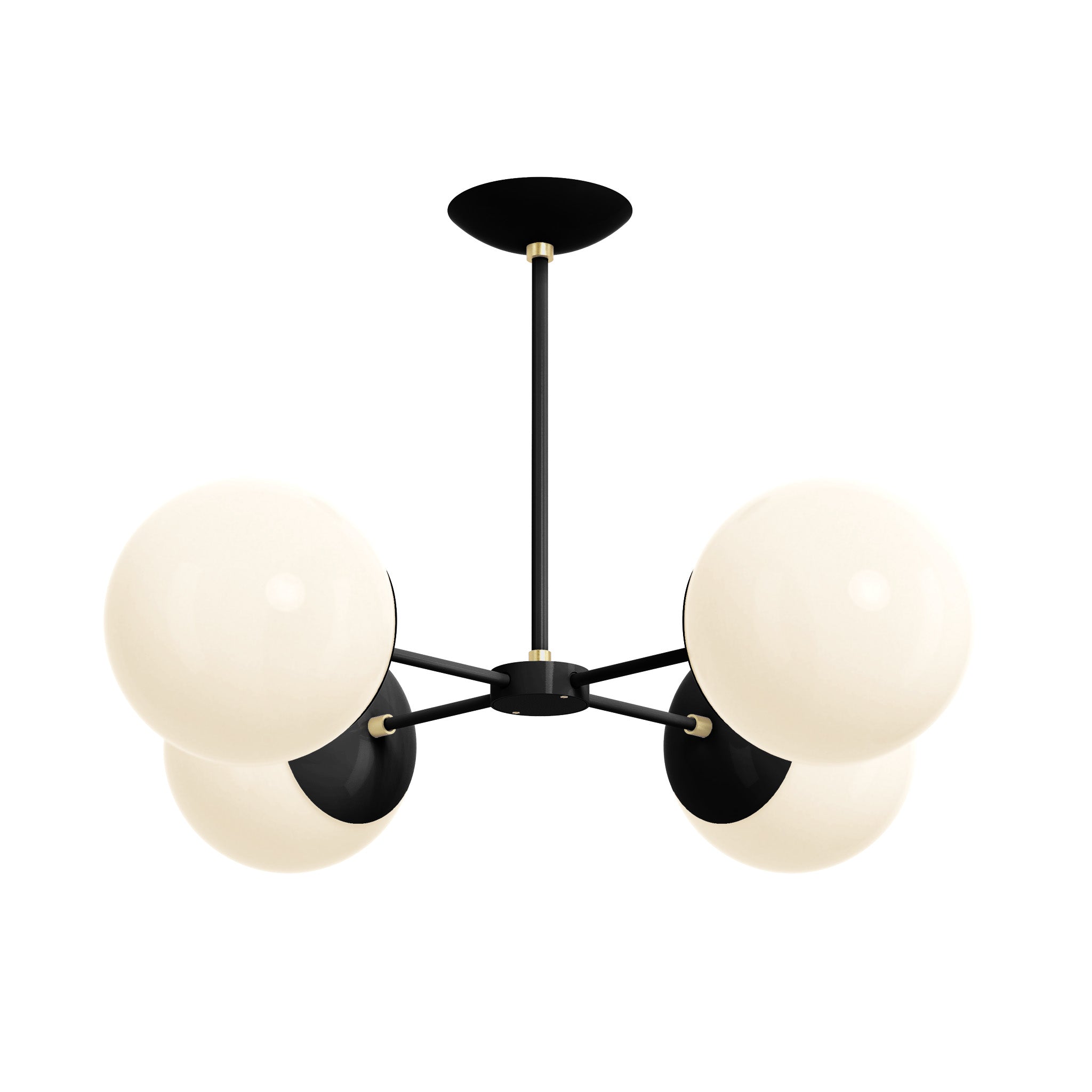 brass black color big orbi chandelier dutton brown lighting