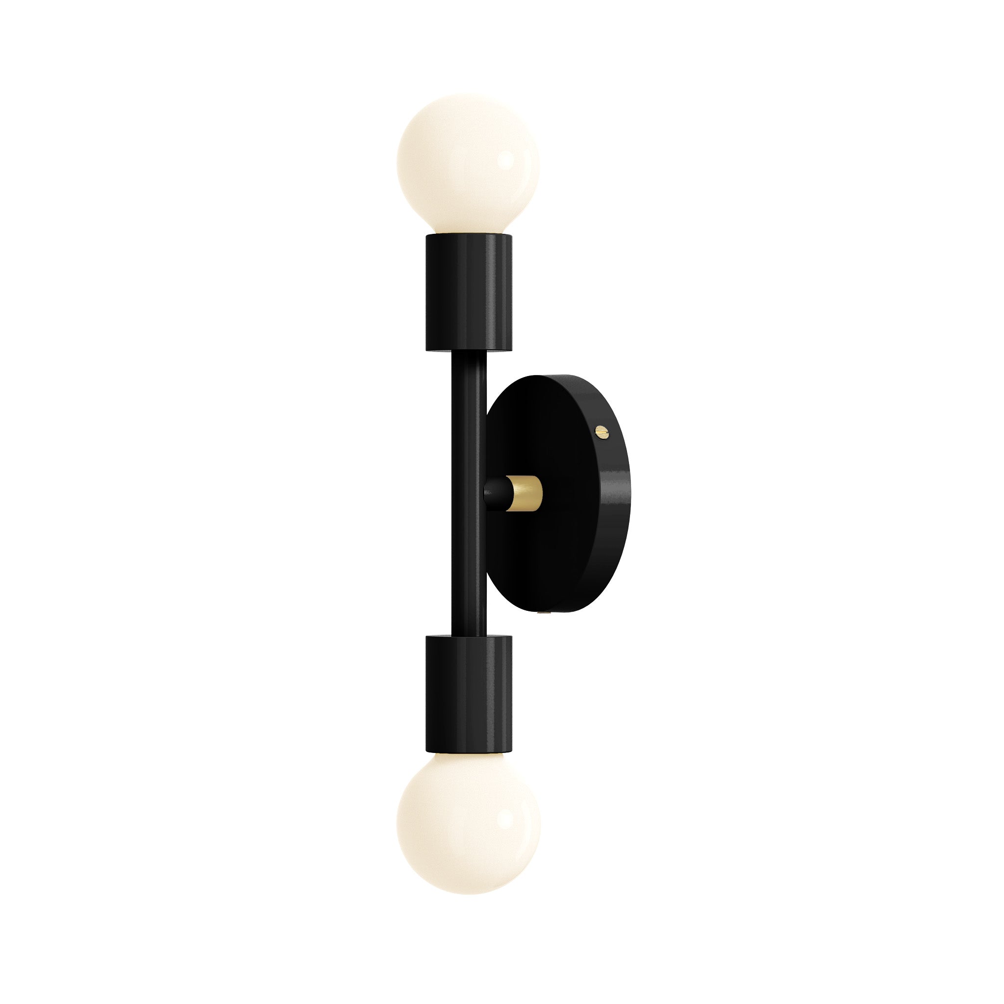 brass black pilot sconce 11 lighting dutton brown