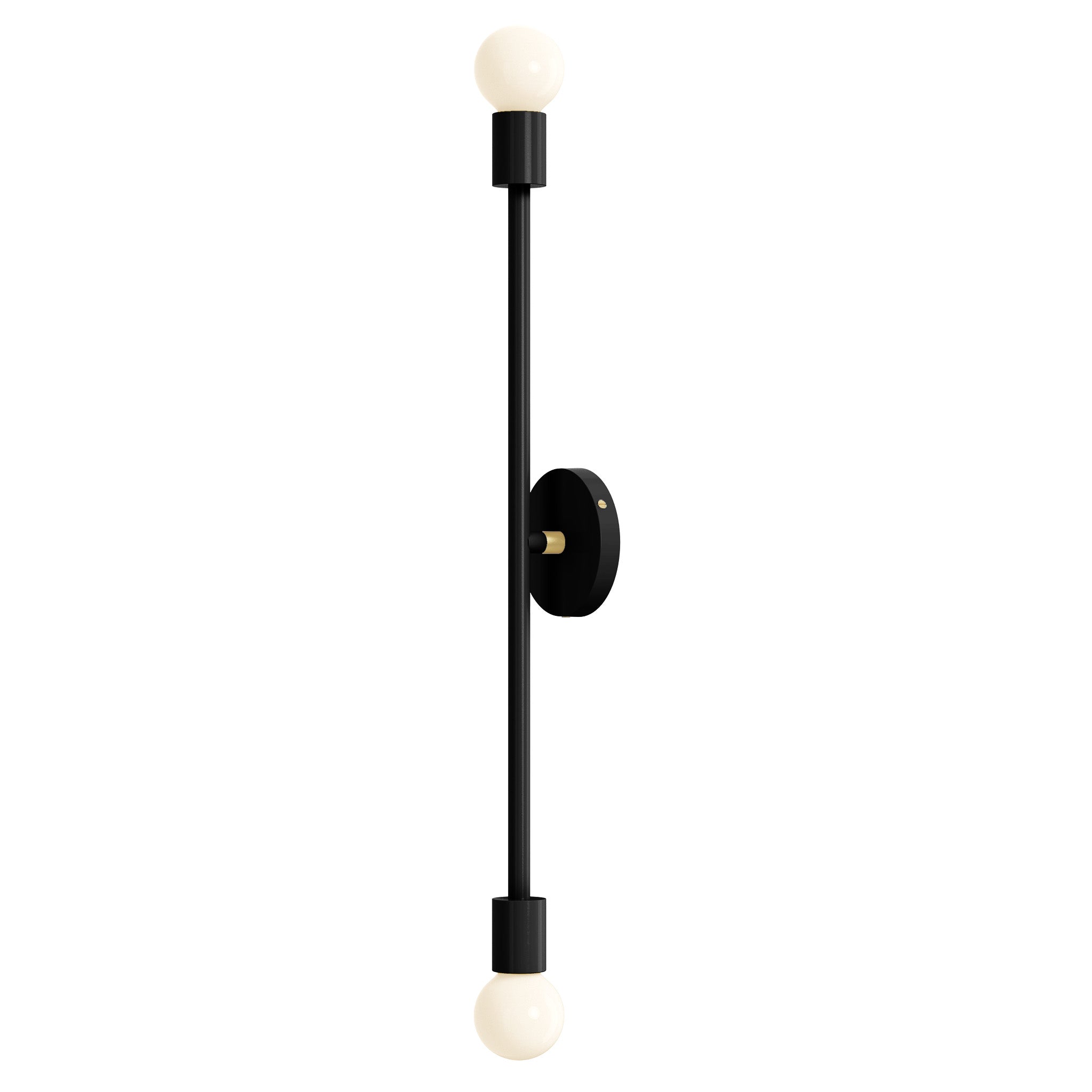 brass black pilot sconce 29 lighting dutton brown