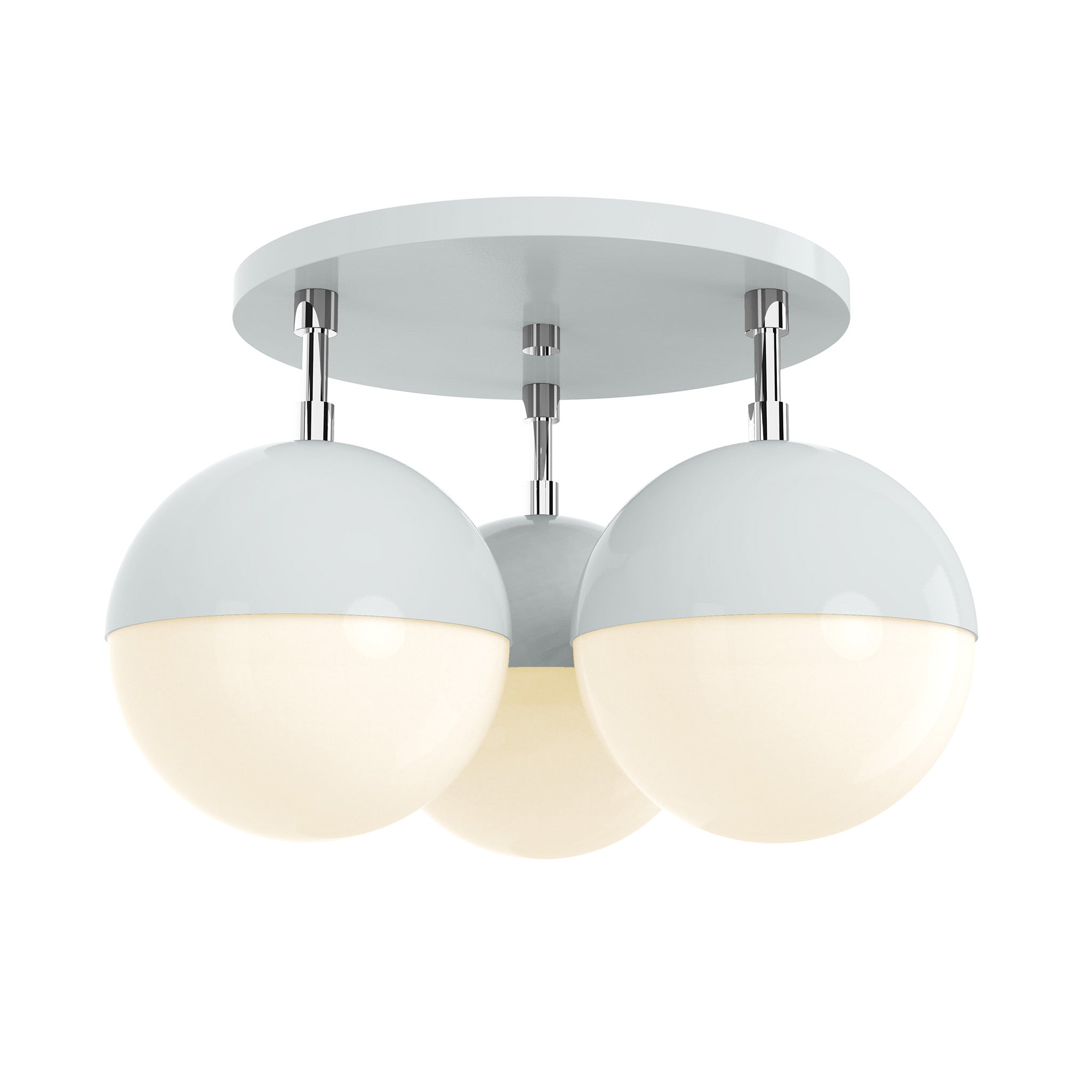 nickel chalk color ballsy flush mount dutton brown lighting