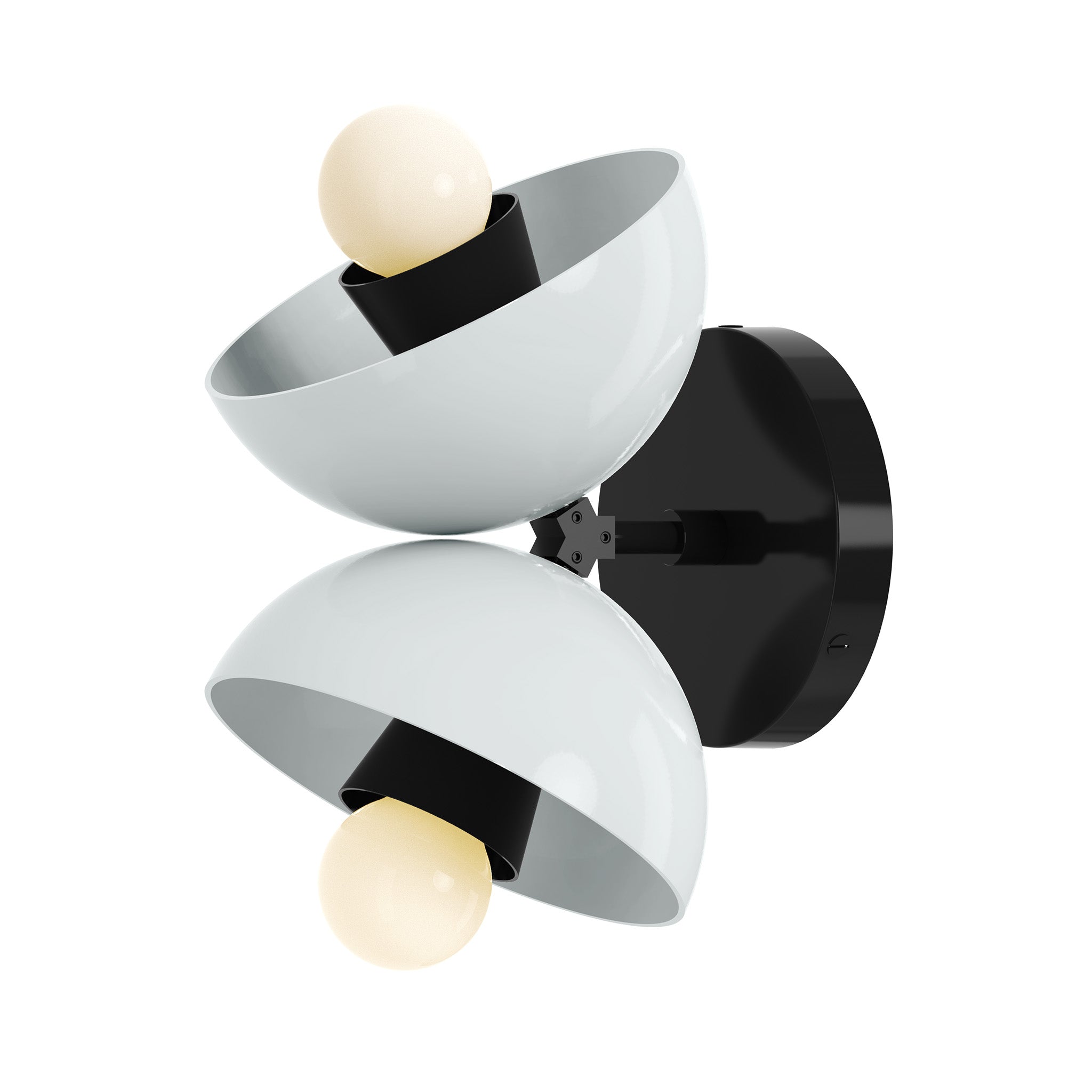 black chalk color beso sconce dutton brown lighting