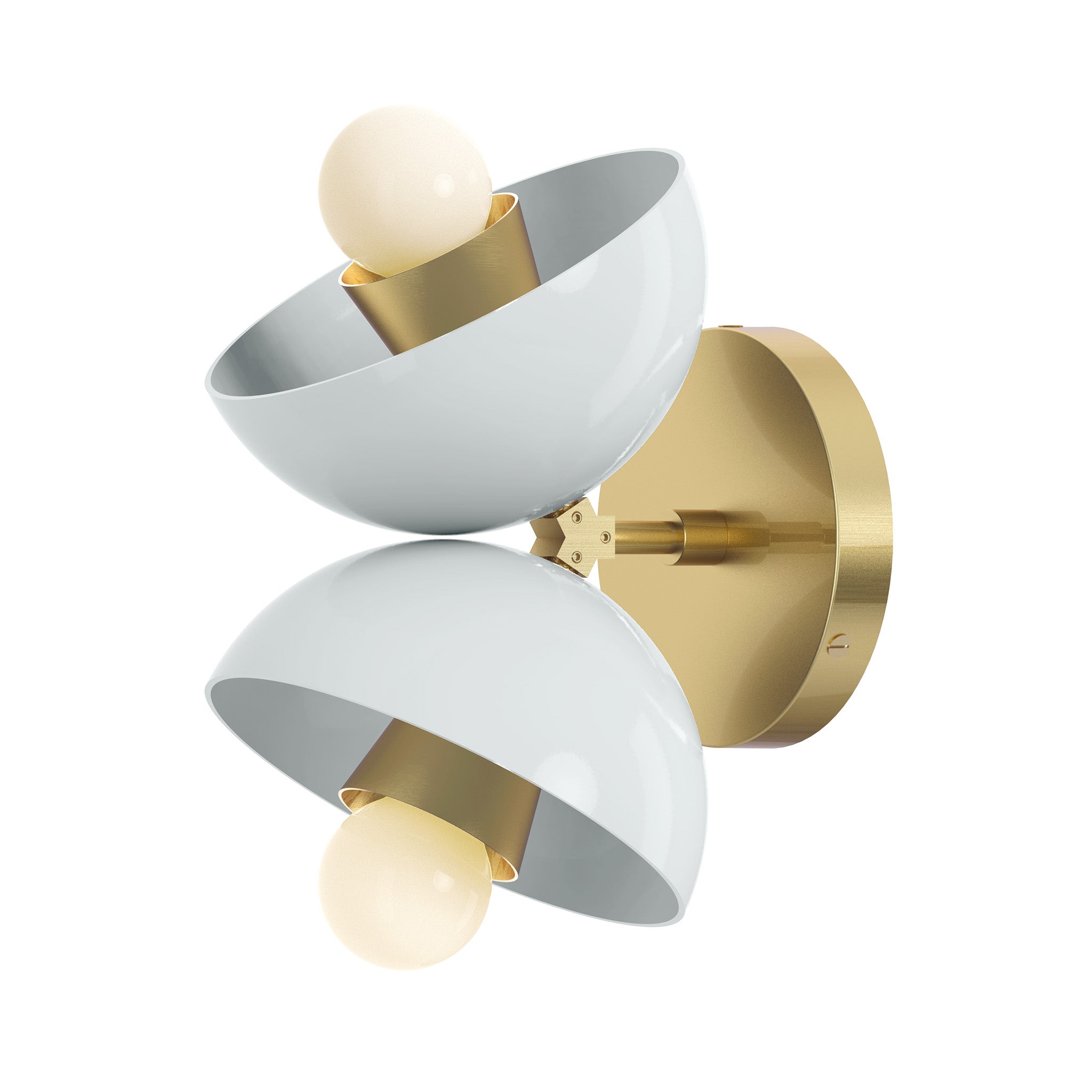 brass chalk color beso sconce dutton brown lighting