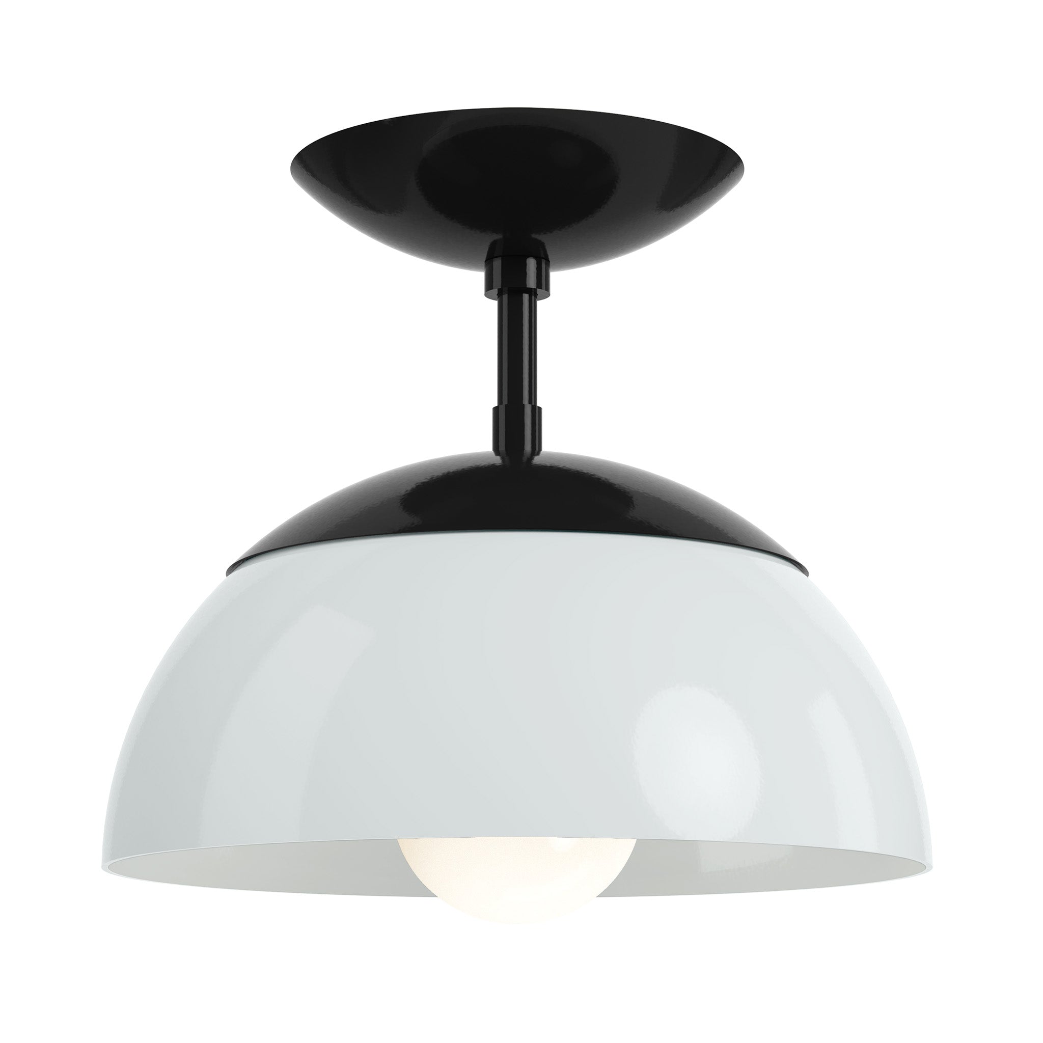 black chalk color cadbury flush mount 10" dutton brown lighting