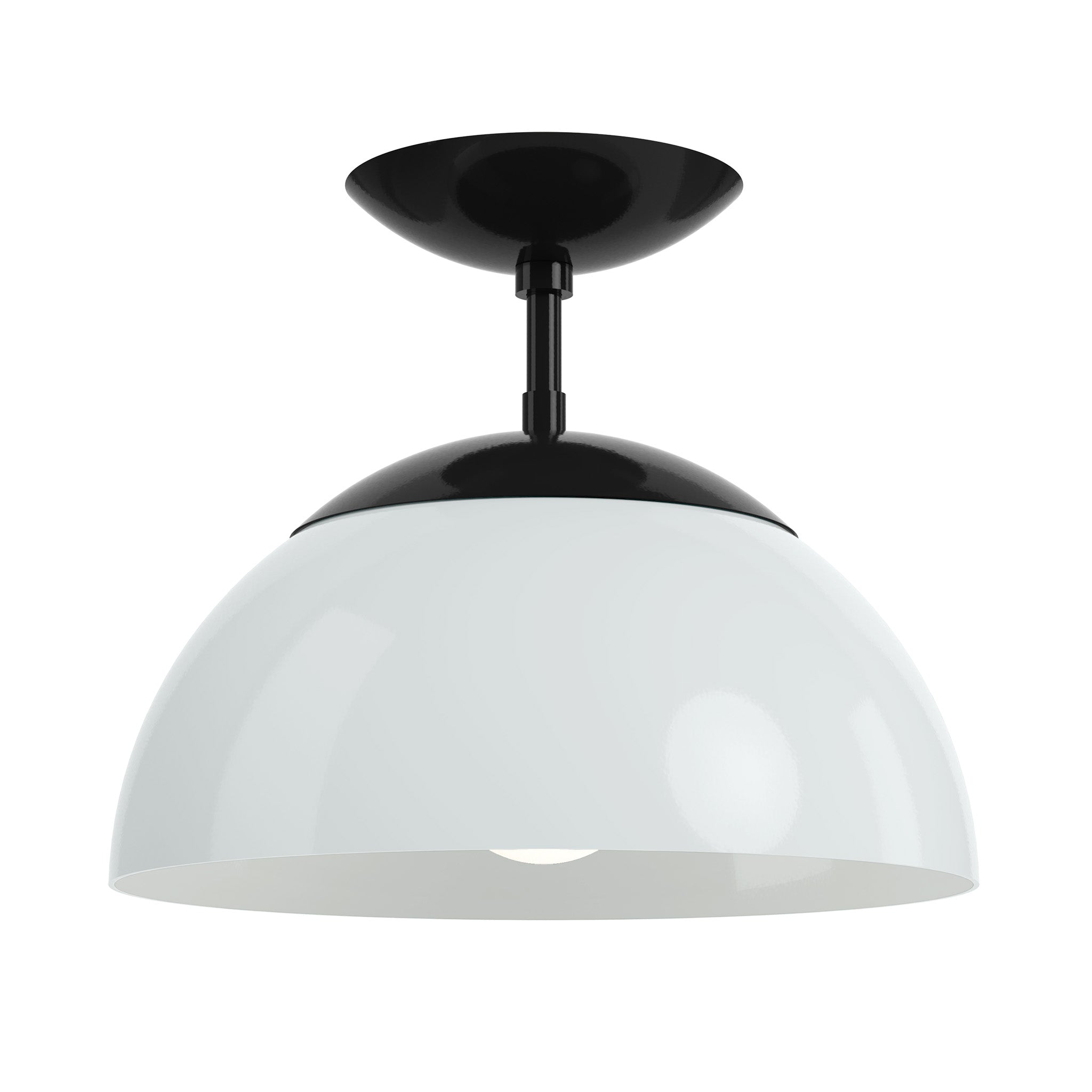 black chalk color cadbury flush mount 12" dutton brown lighting