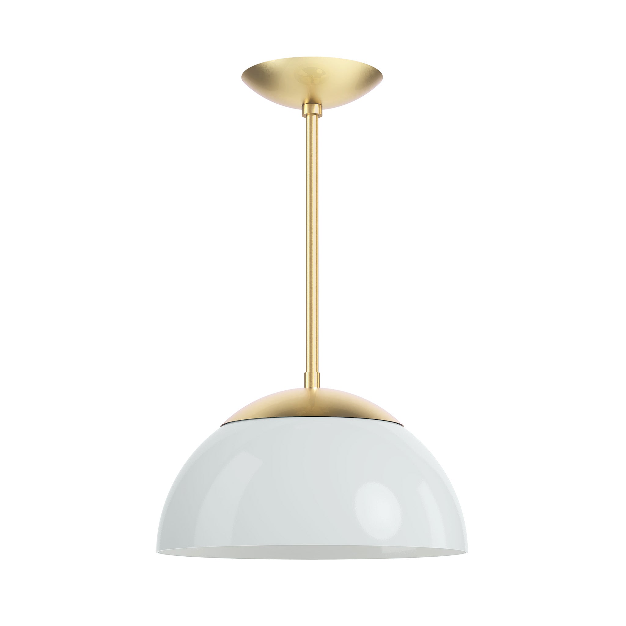 brass chalk color cadbury pendant 12" dutton brown lighting
