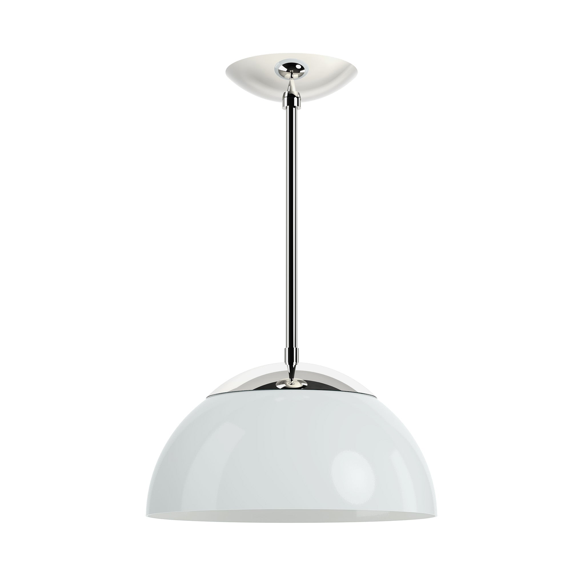 nickel and chalk color cadbury pendant 12" dutton brown lighting