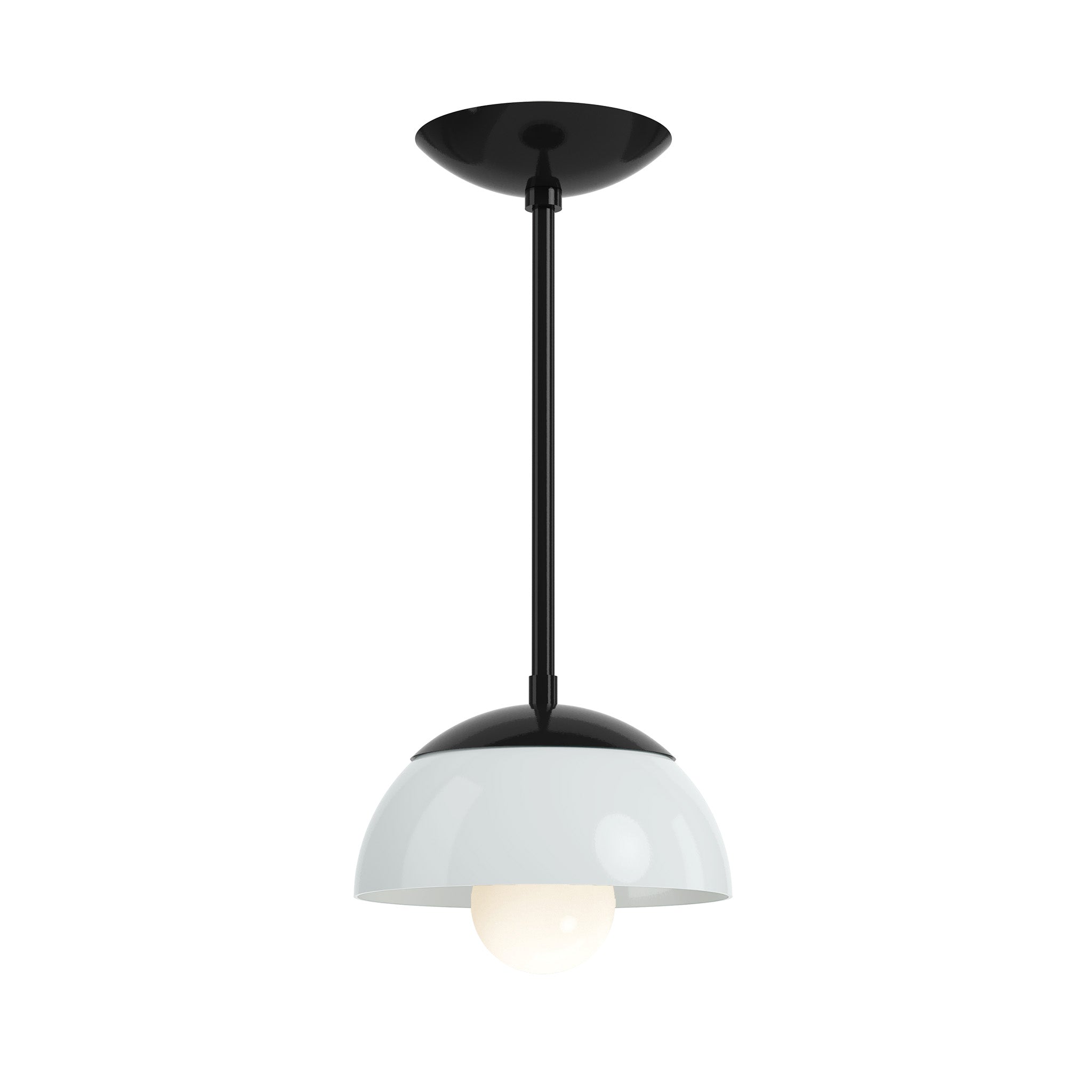 black chalk color cadbury pendant 8" dutton brown lighting
