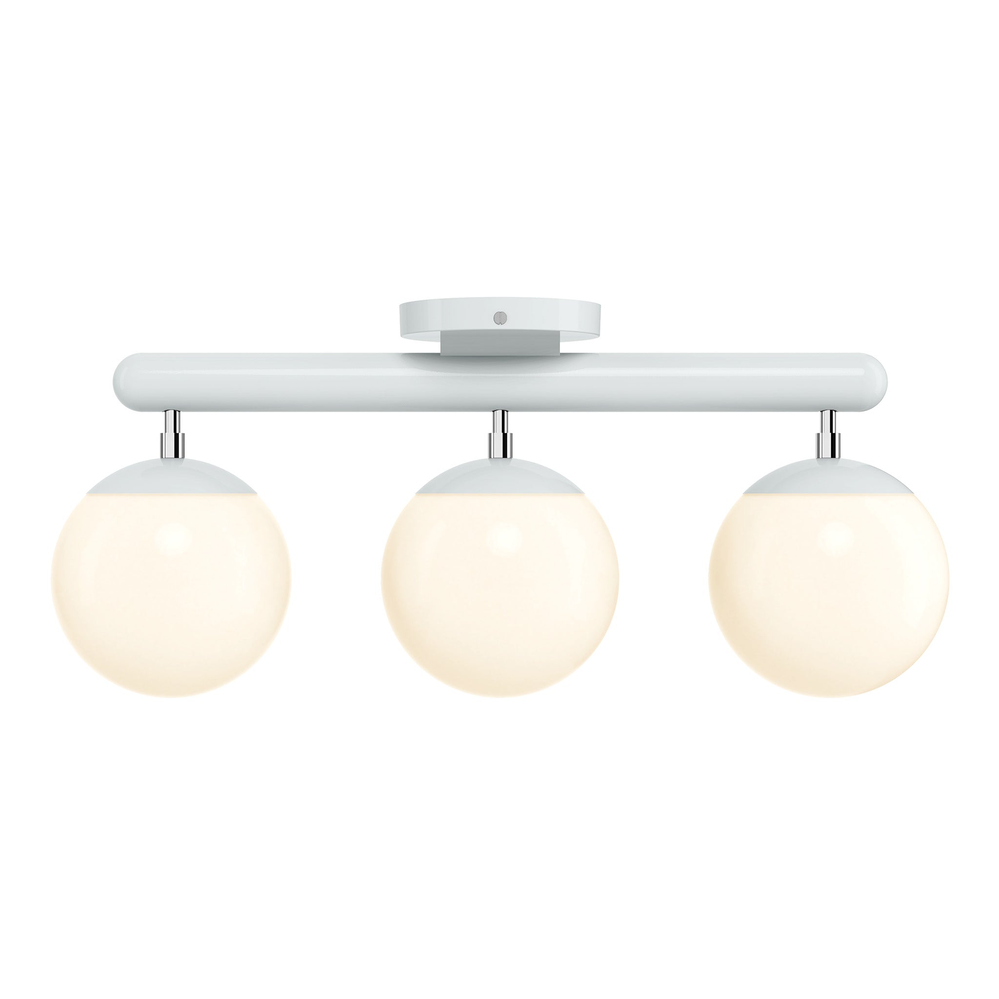 nickel chalk color icon 3 flush mount dutton brown lighting