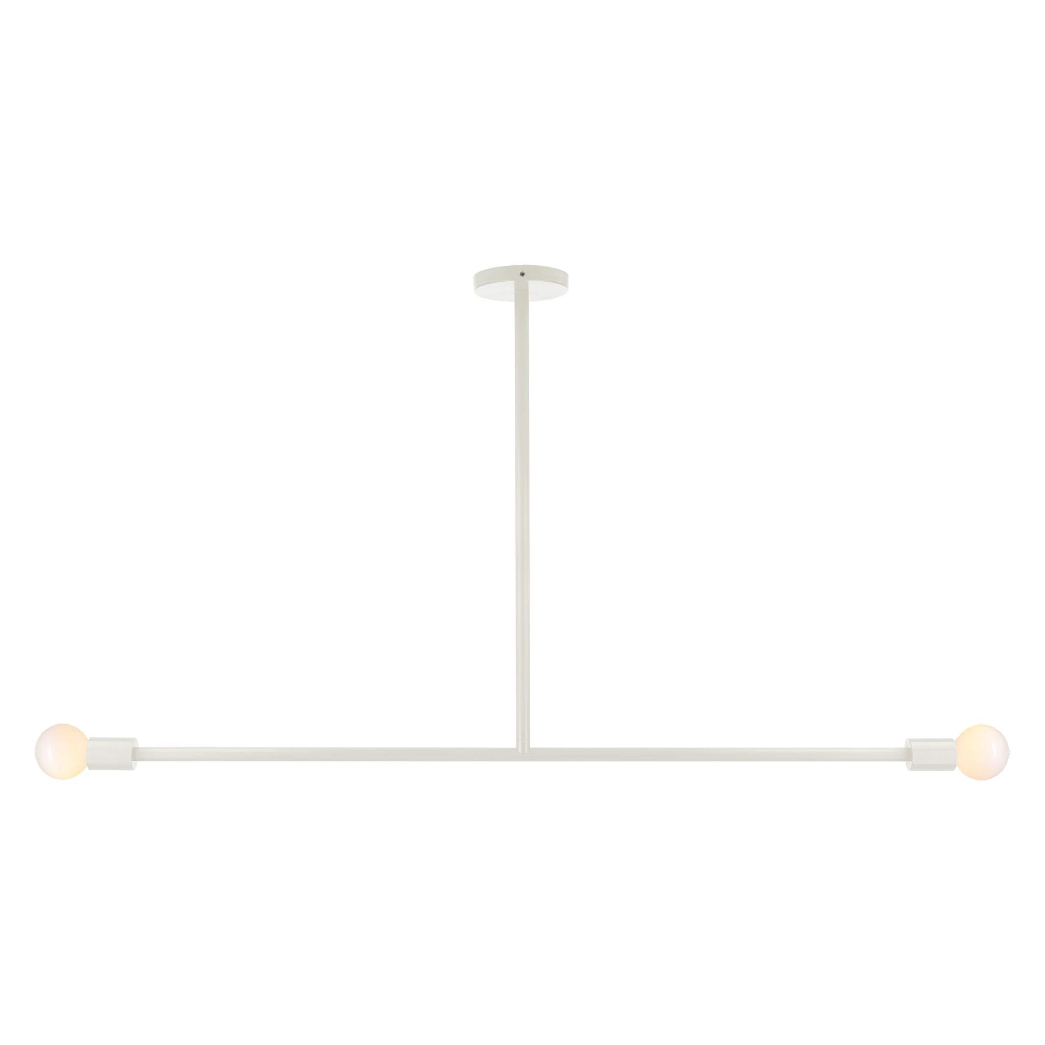 bone color pilot pendant 47" dutton brown lighting