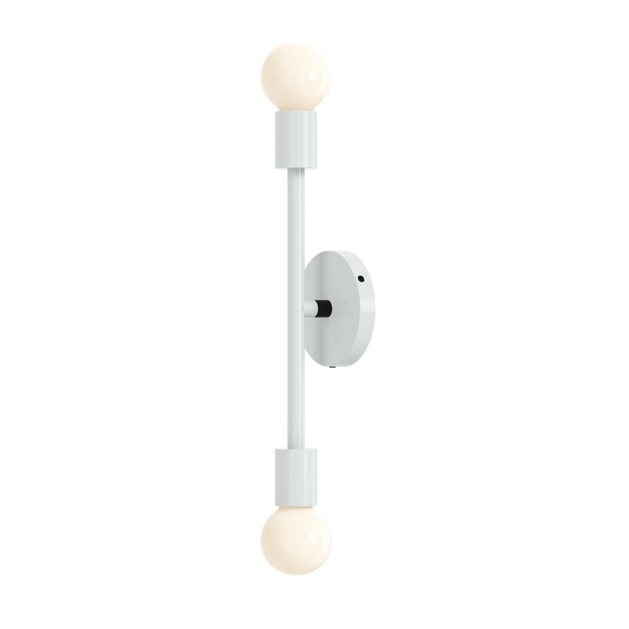 Black and chalk pilot wall sconce 17" dutton brown lighting