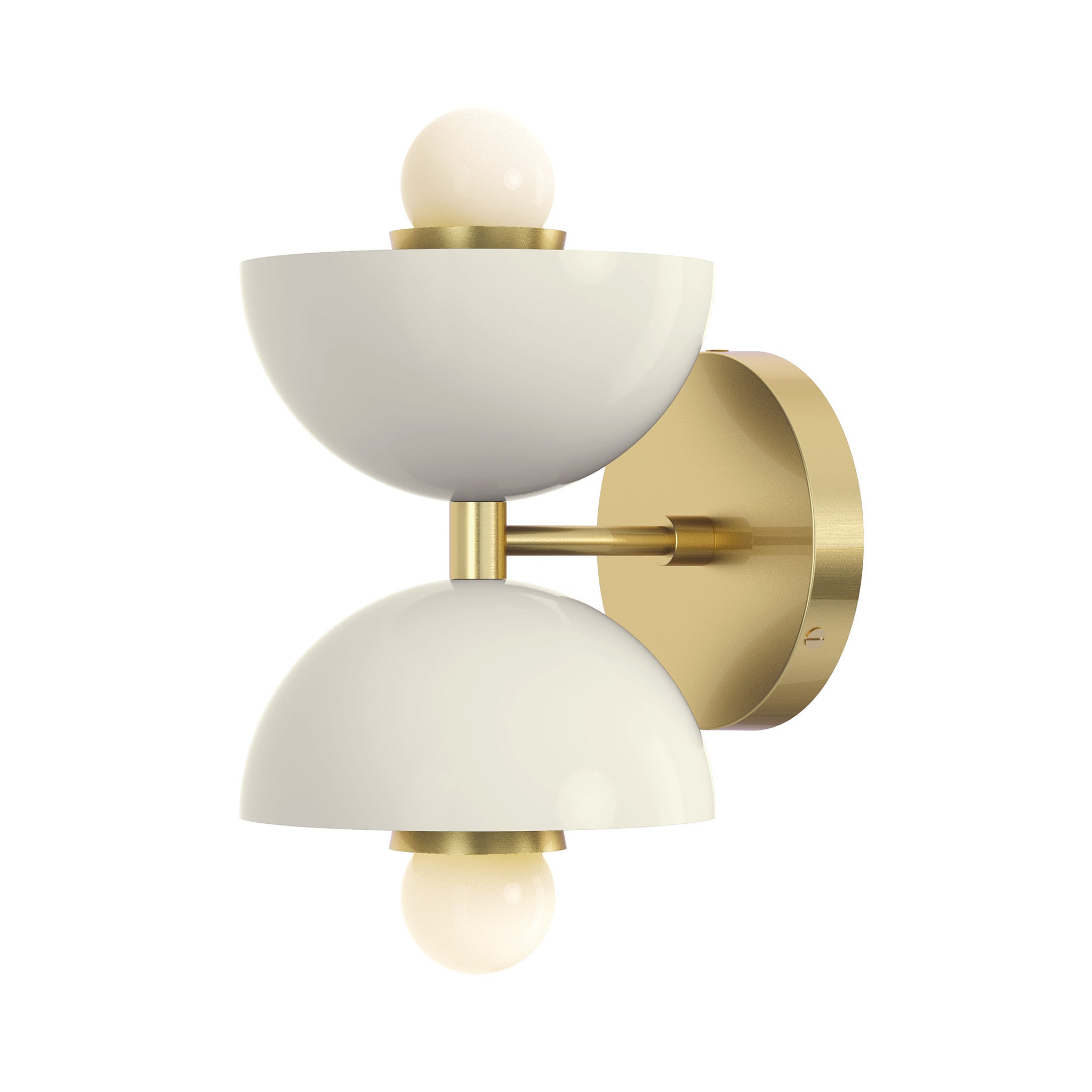 brass bone color amigo sconce dutton brown lighting