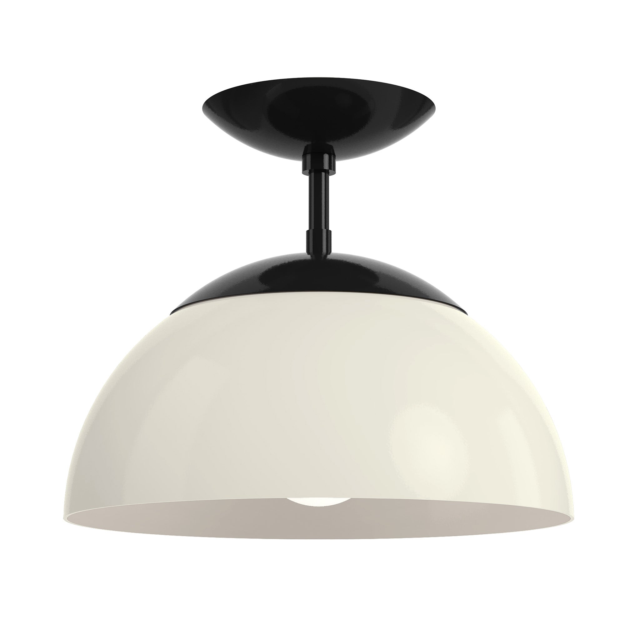 black bone color cadbury flush mount 12" dutton brown lighting