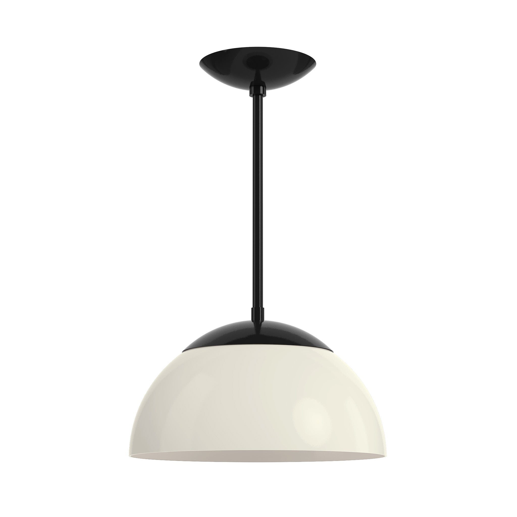 black and bone color cadbury pendant 12" dutton brown lighting