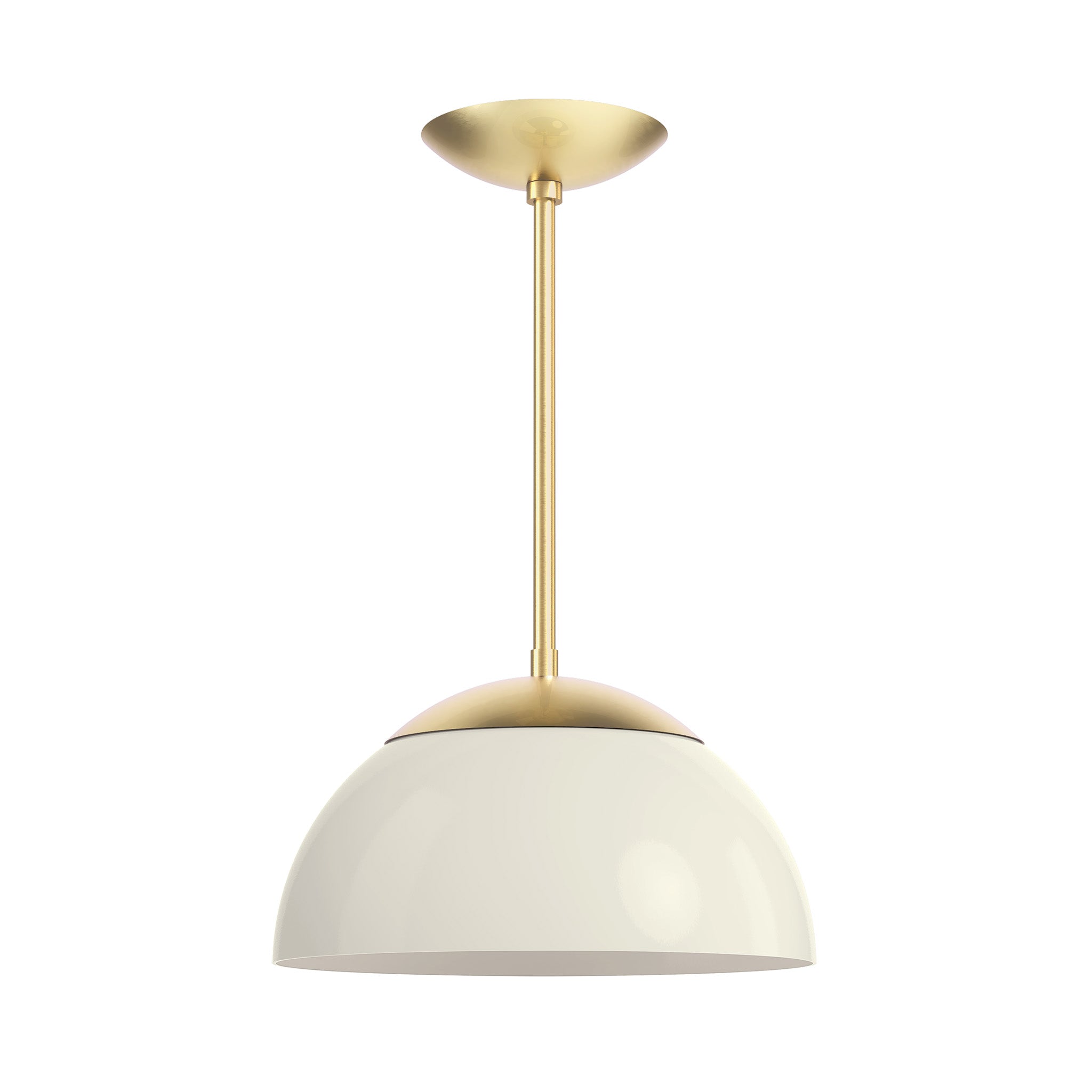 brass bone color cadbury pendant 12" dutton brown lighting