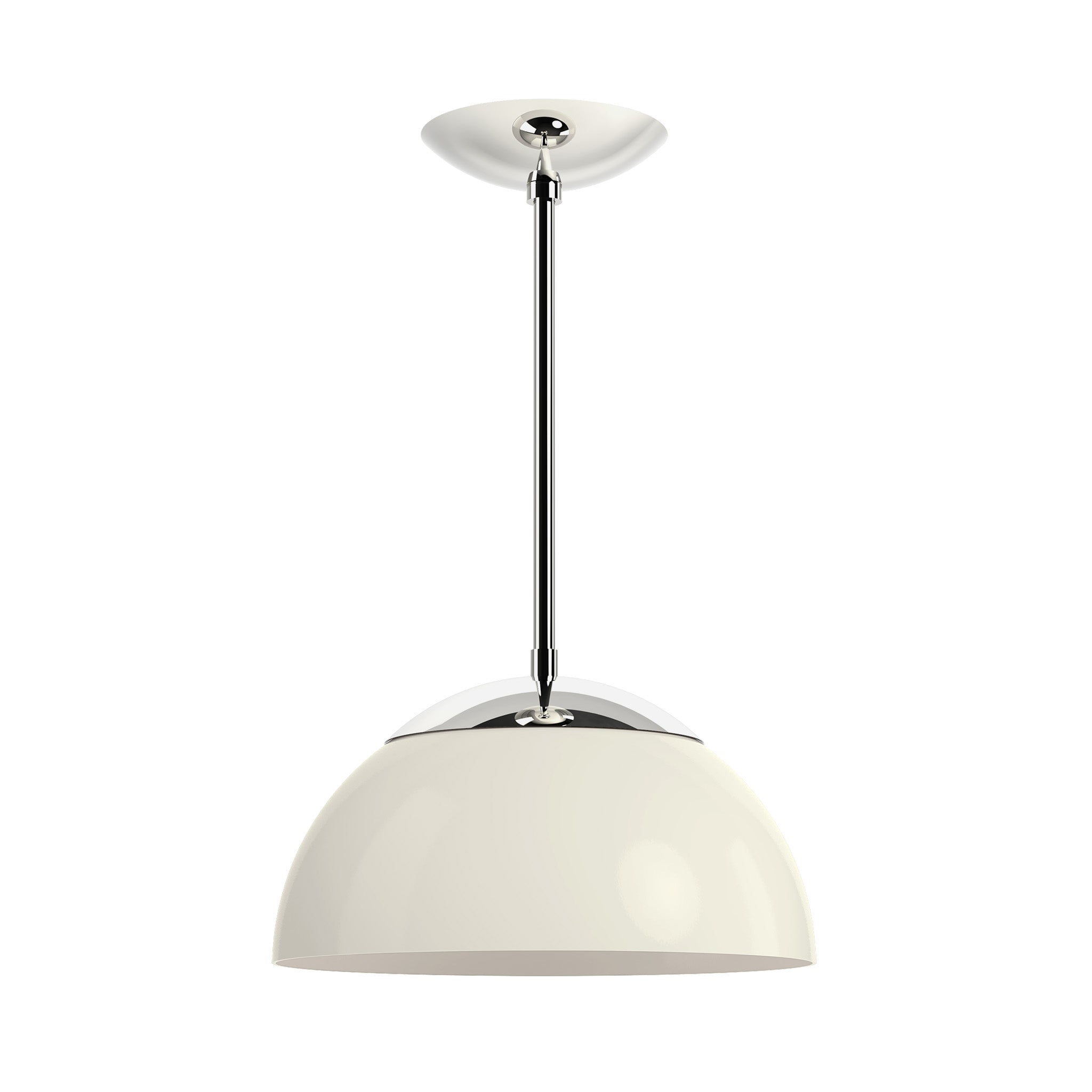 nickel bone color cadbury pendant 12" dutton brown lighting