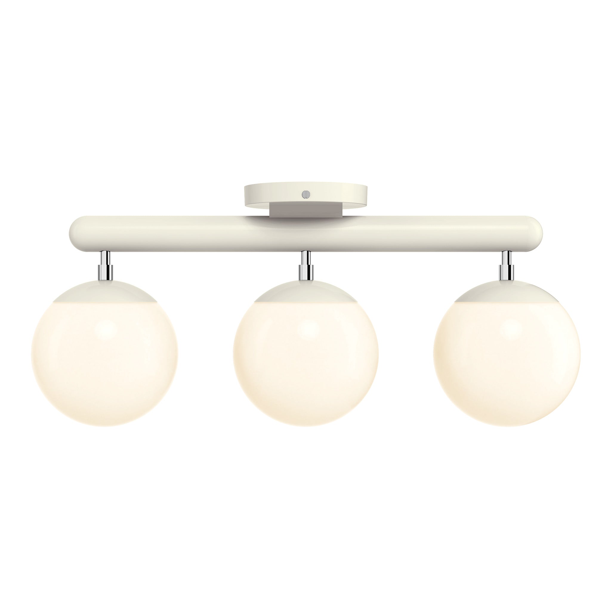 nickel bone color icon 3 flush mount dutton brown lighting