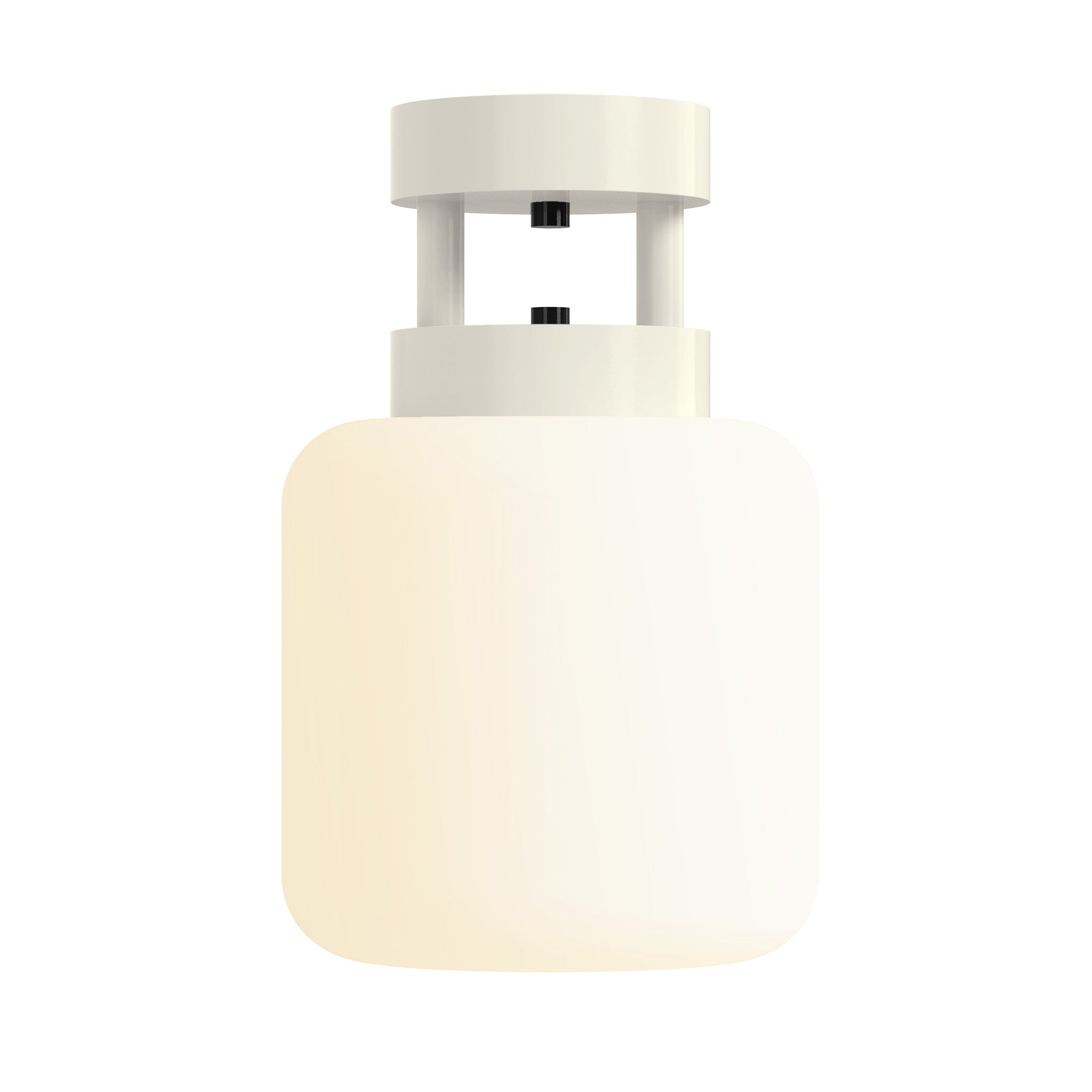 black bone maxo color flush mount 8" dutton brown lighting