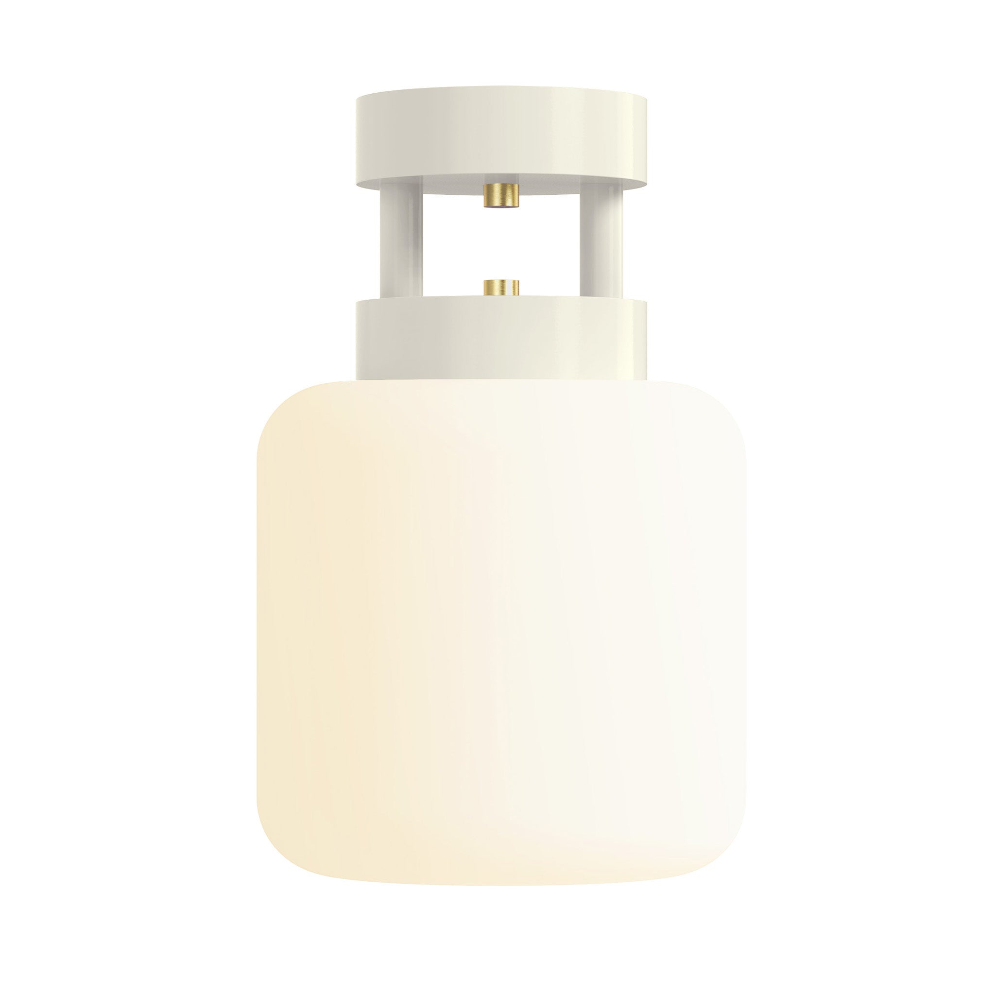 brass bone maxo color flush mount 8" dutton brown lighting
