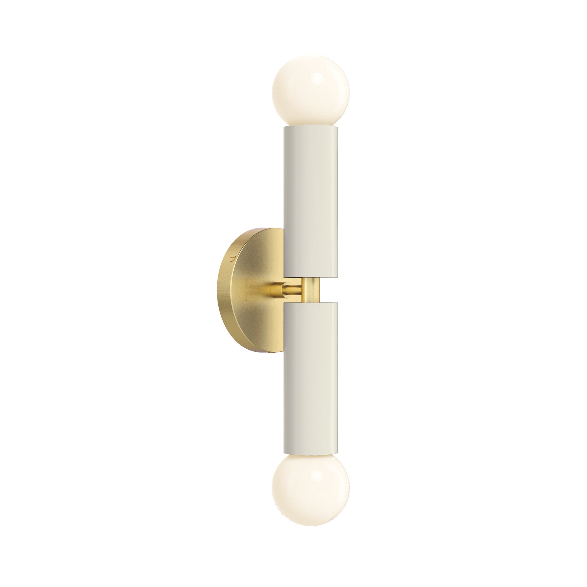 brass bone color monarch sconce dutton brown lighting
