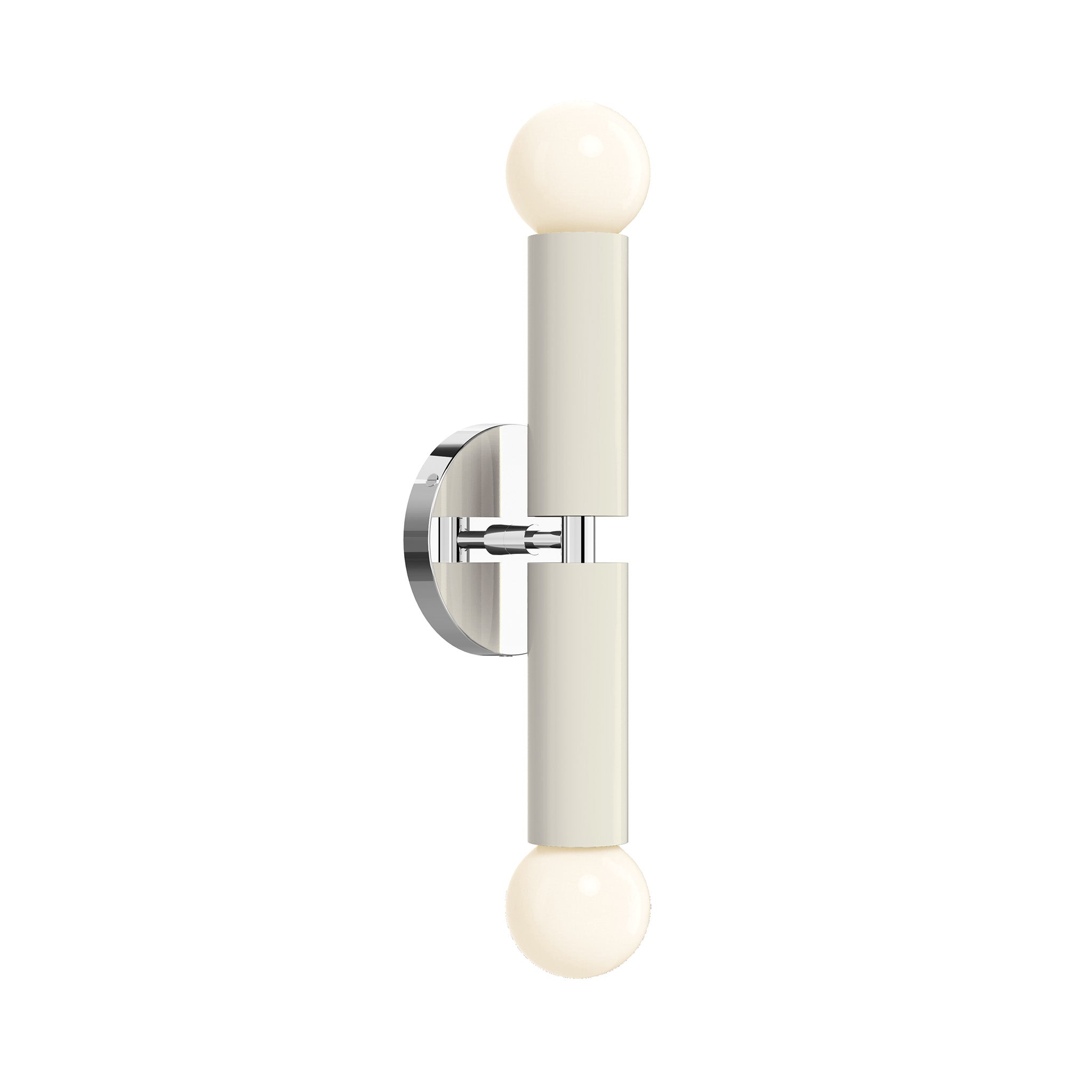 nickel bone color monarch sconce dutton brown lighting