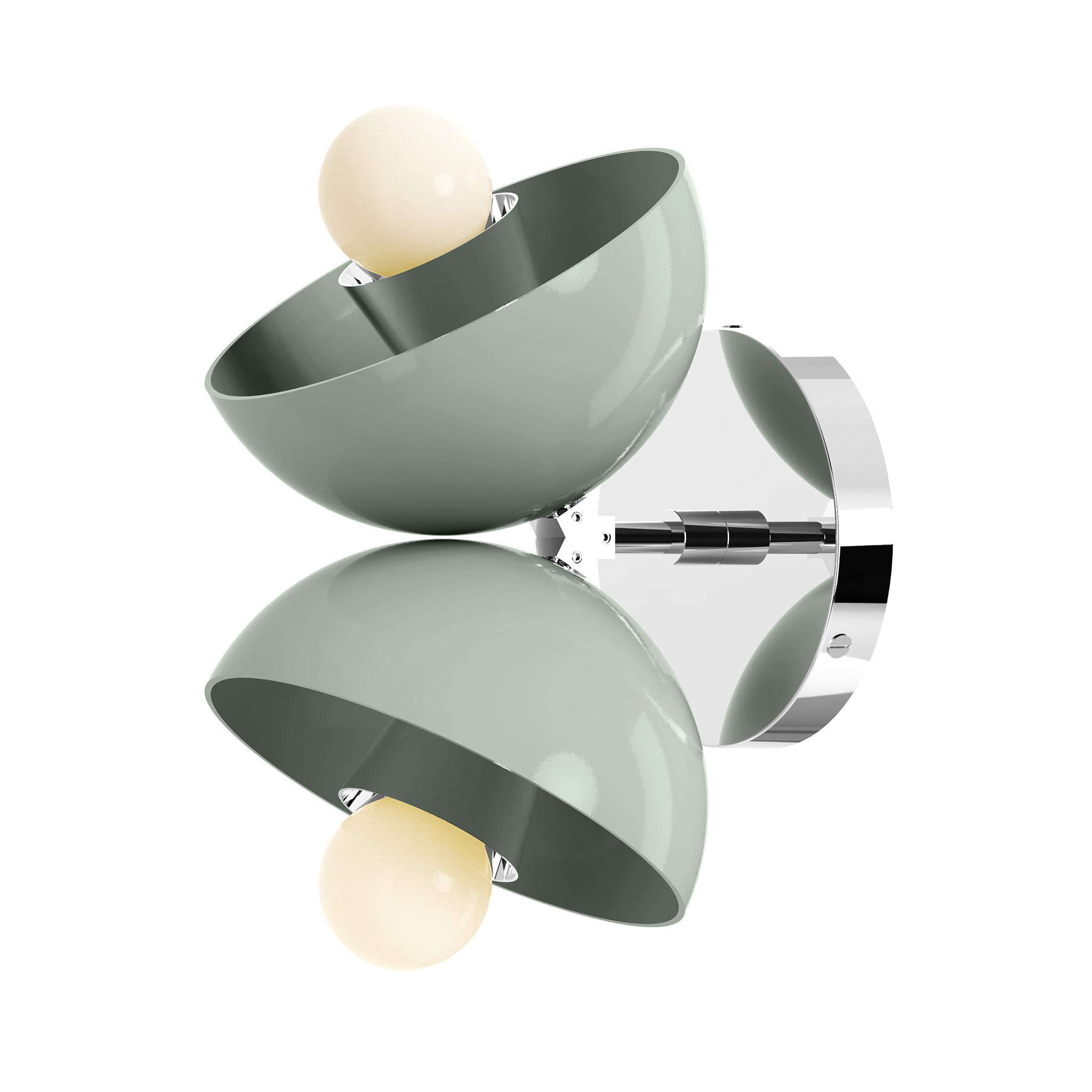 nickel and spa color Beso sconce Dutton Brown lighting