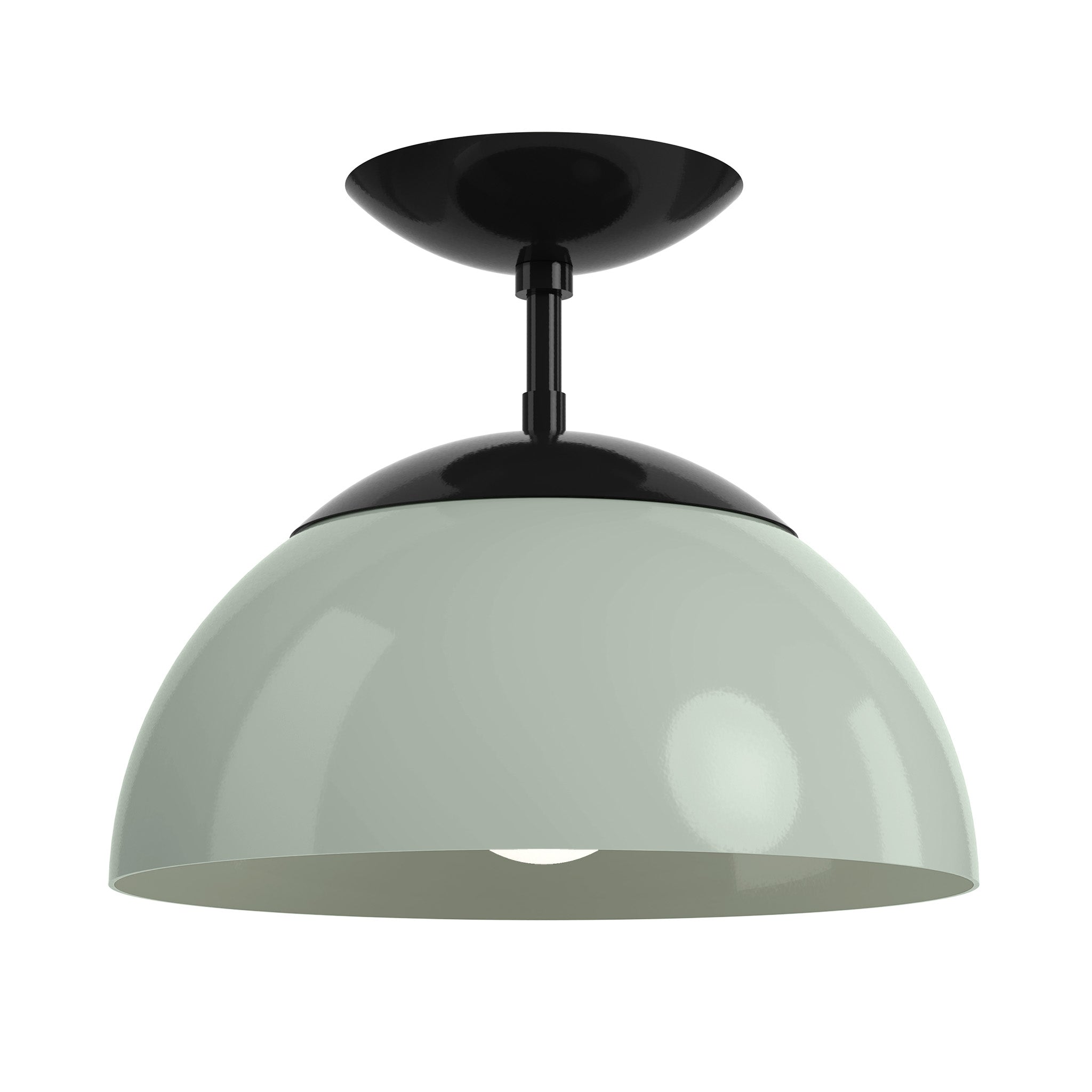 black spa color cadbury flush mount 12" dutton brown lighting
