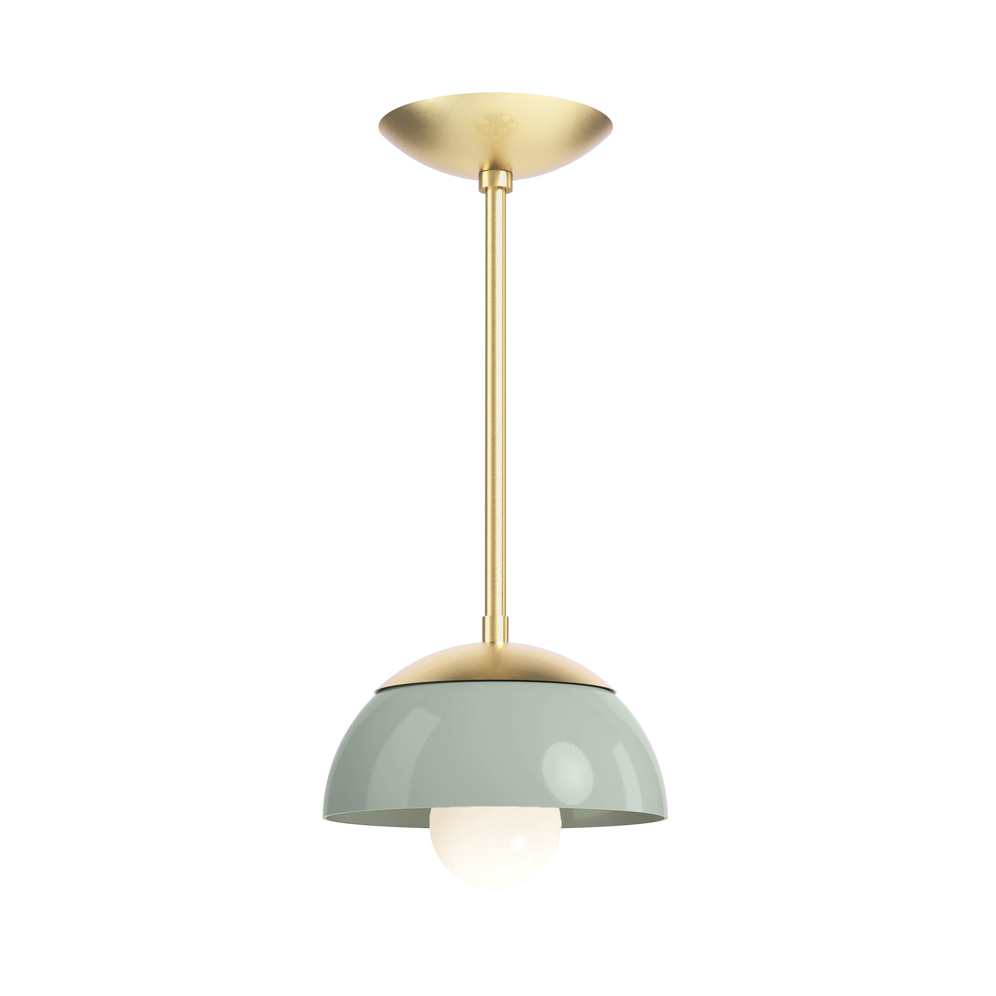 brass spa color cadbury pendant 8" dutton brown lighting