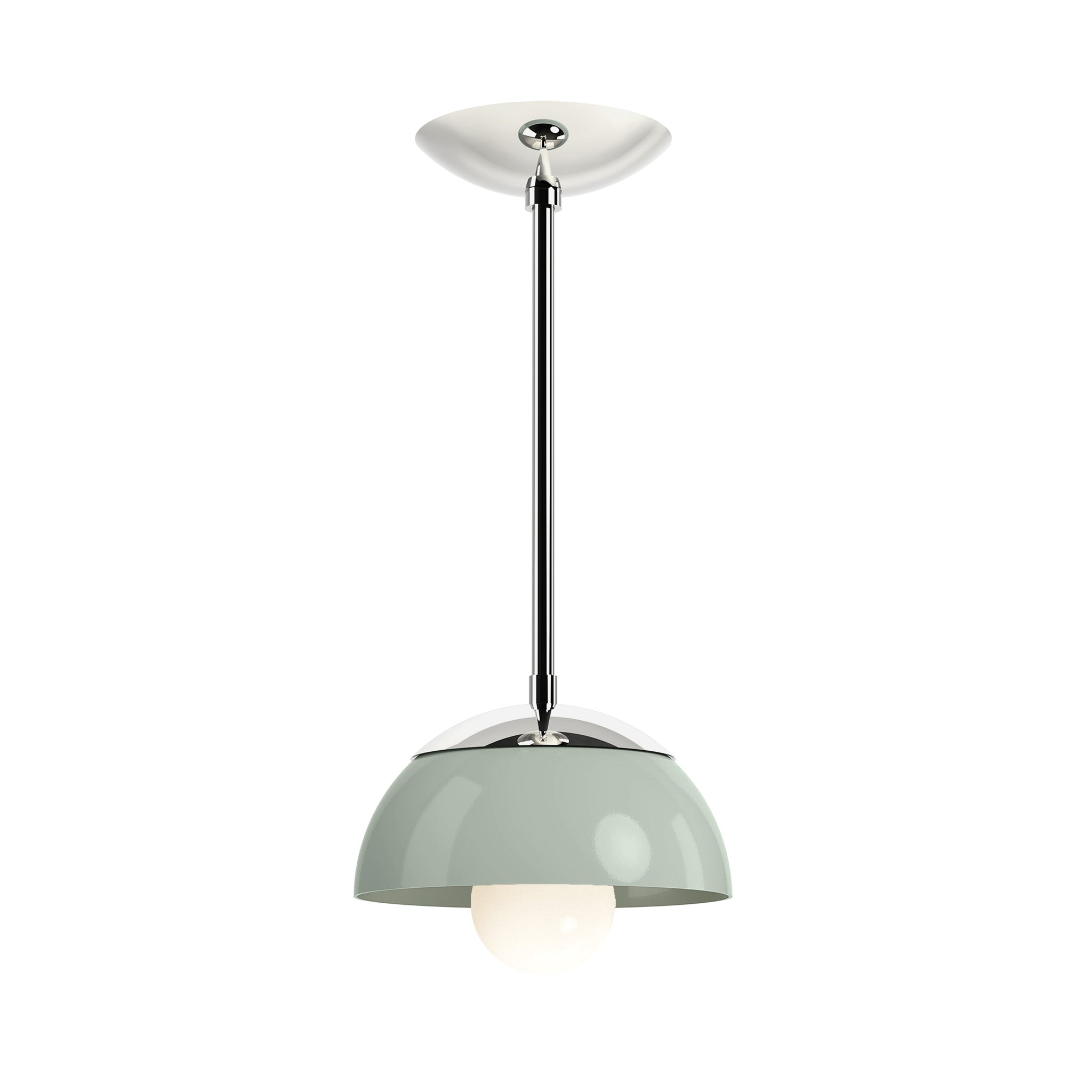nickel spa color cadbury pendant 8" dutton brown lighting