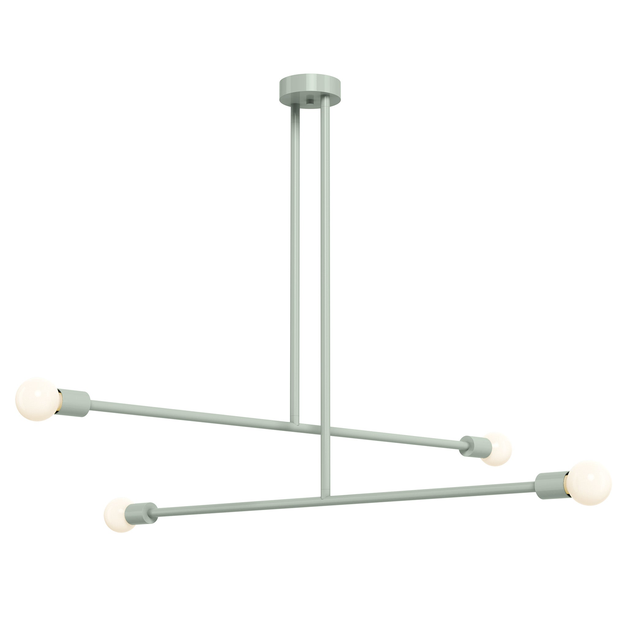 Spa green color Captain chandelier 47" Dutton Brown lighting