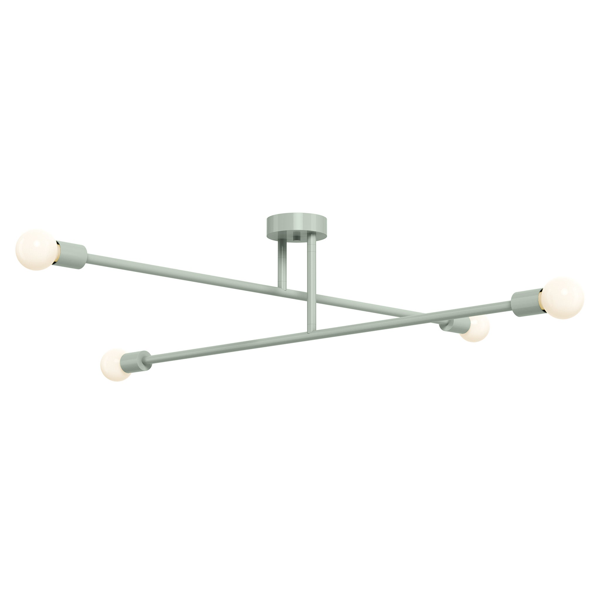 spa color captain flush mount 47" dutton brown lighting
