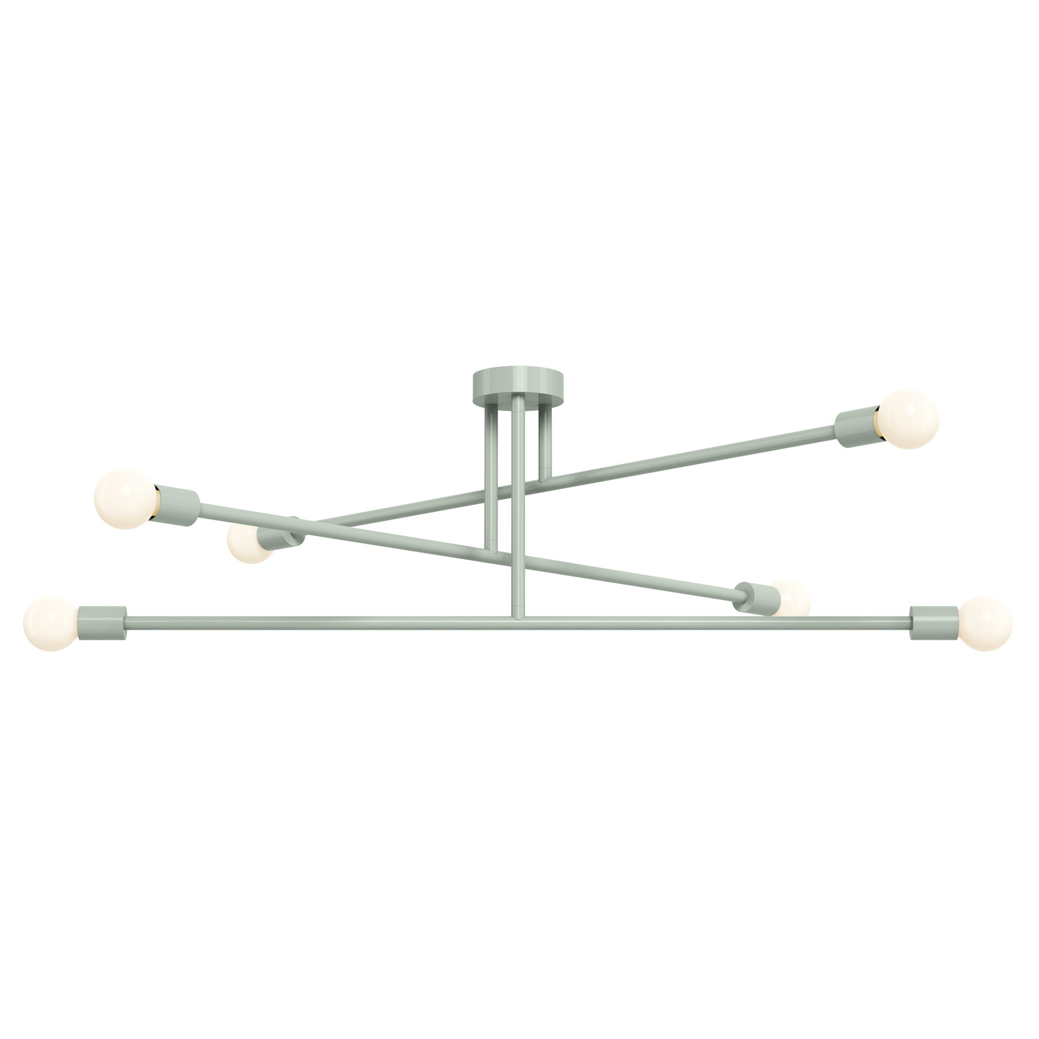 Spa color Commander flush mount 47" Dutton Brown lighting