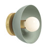 Color Hemi Sconce 8"